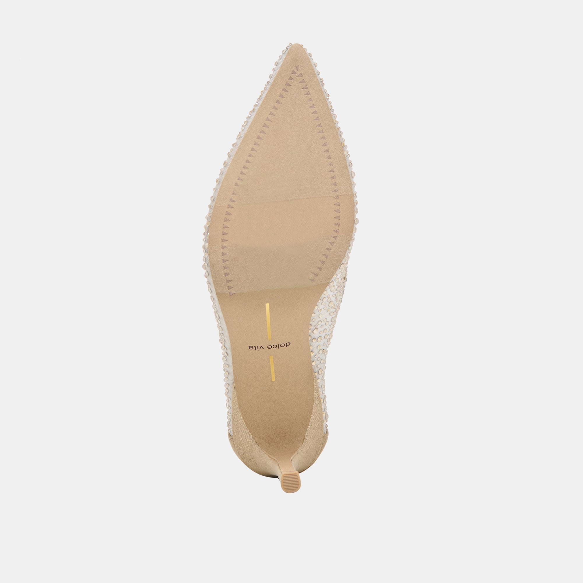 Kashe Crystal Lt Gold Mesh Heels | Dolce Vita Women