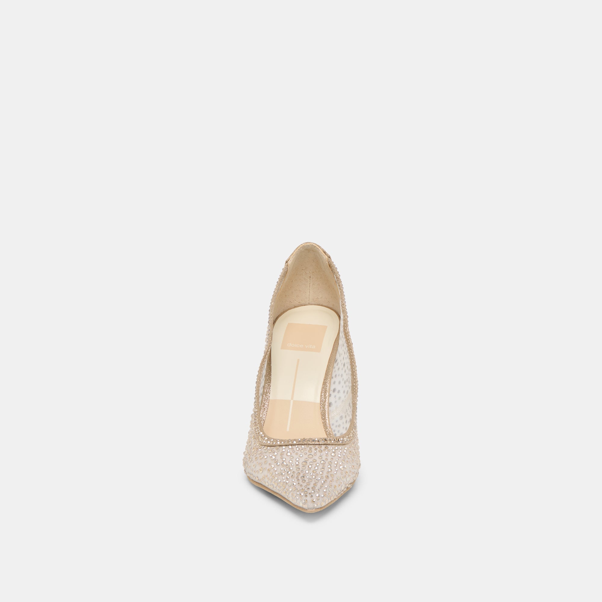 Kashe Crystal Lt Gold Mesh Heels | Dolce Vita Women