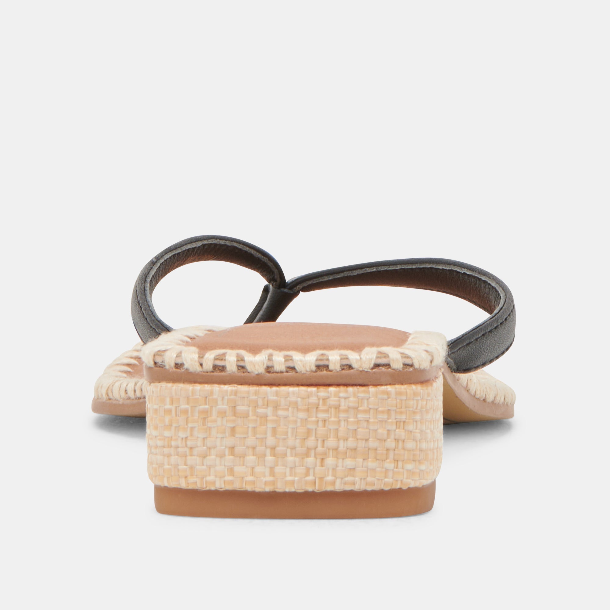 BARTY SANDALS BLACK LEATHER | Women Dolce Vita