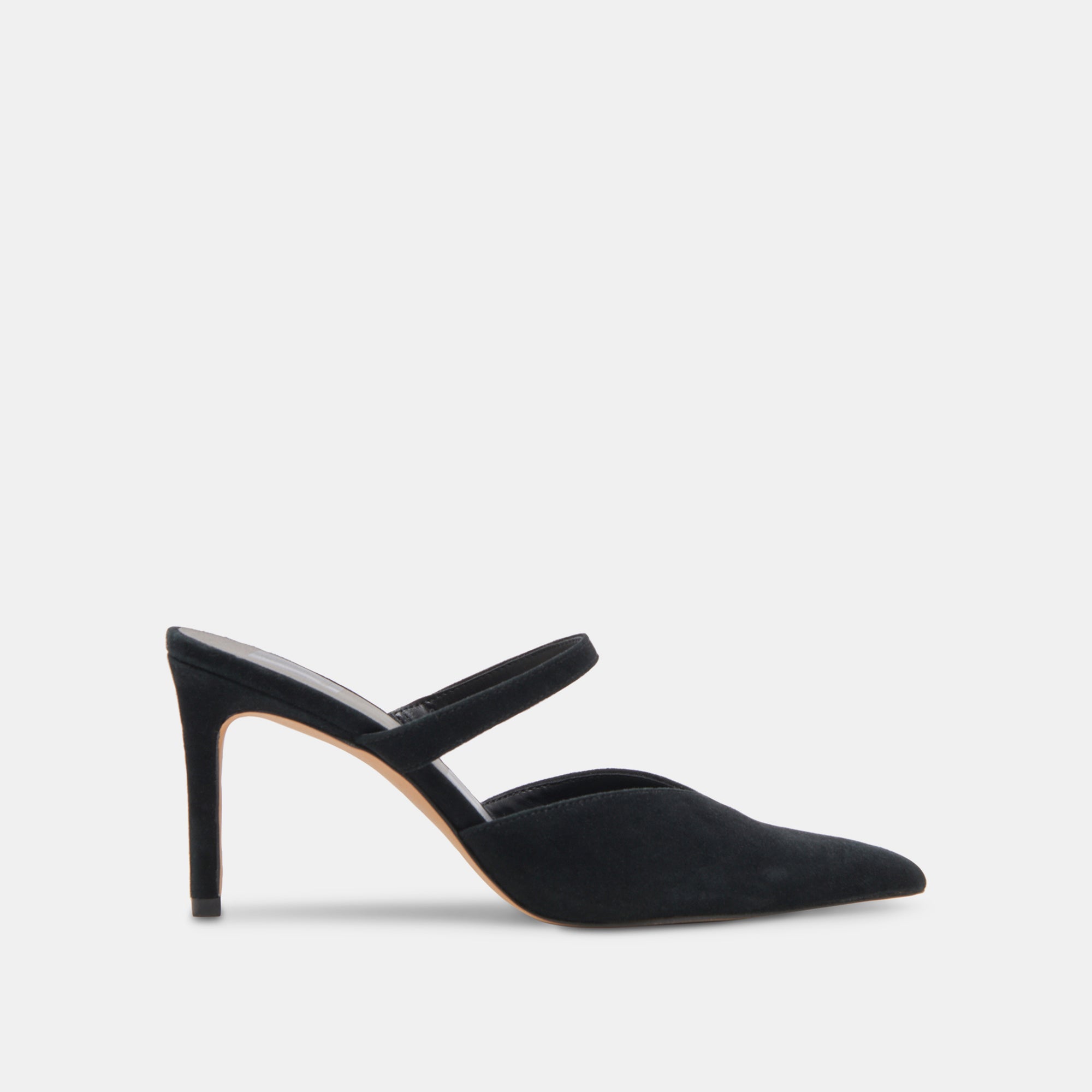 KANIKA WIDE HEELS ONYX SUEDE | Women Dolce Vita