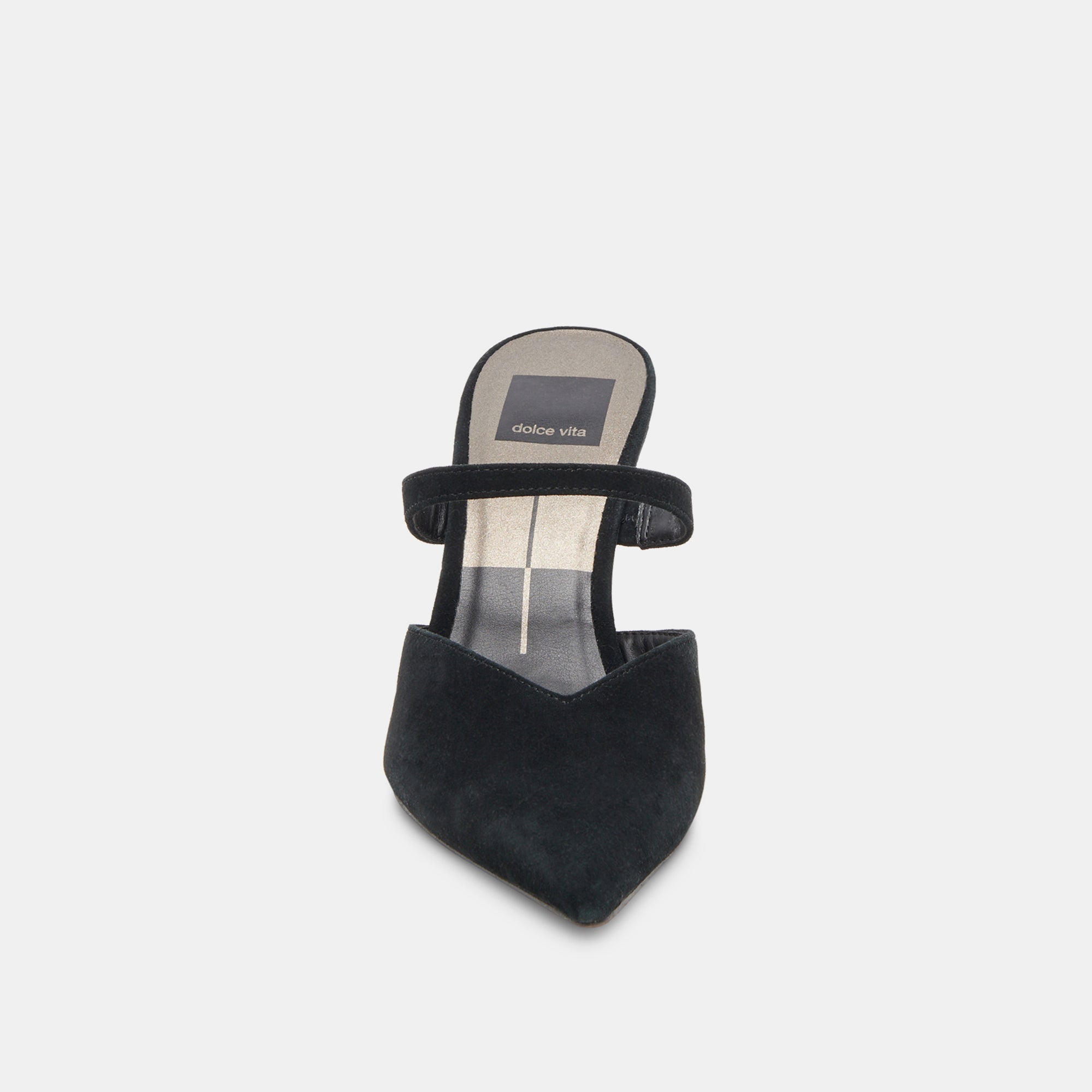 KANIKA WIDE HEELS ONYX SUEDE | Women Dolce Vita