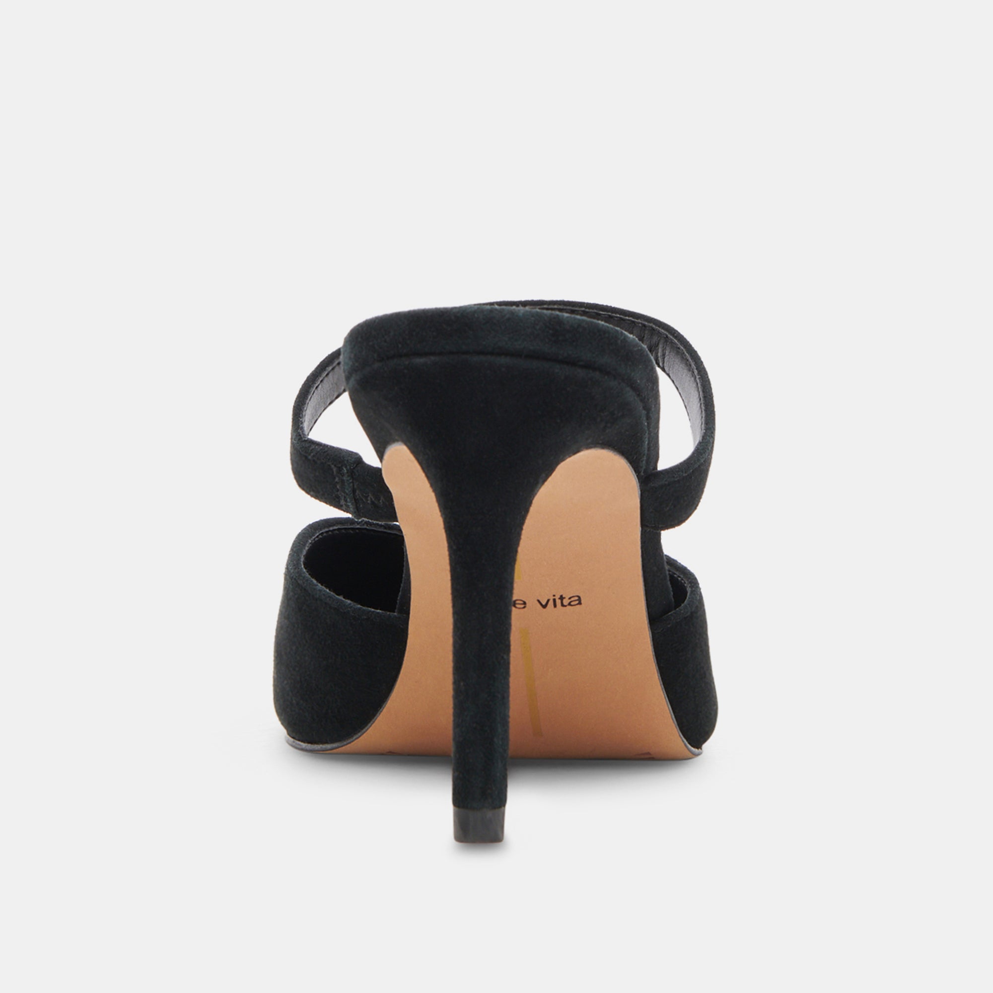 KANIKA WIDE HEELS ONYX SUEDE | Women Dolce Vita