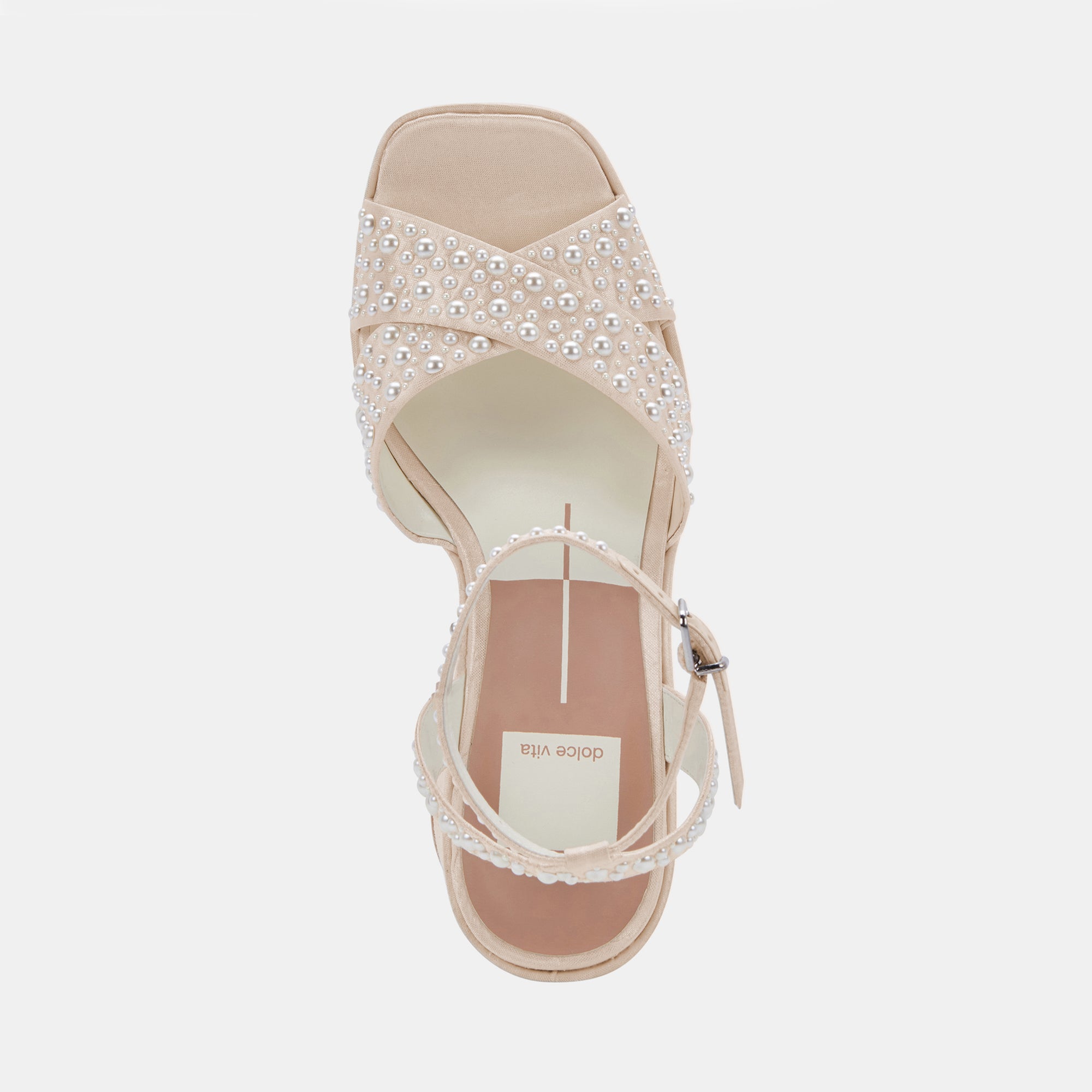 WESSI PEARL HEELS VANILLA PEARLS | Dolce Vita Women