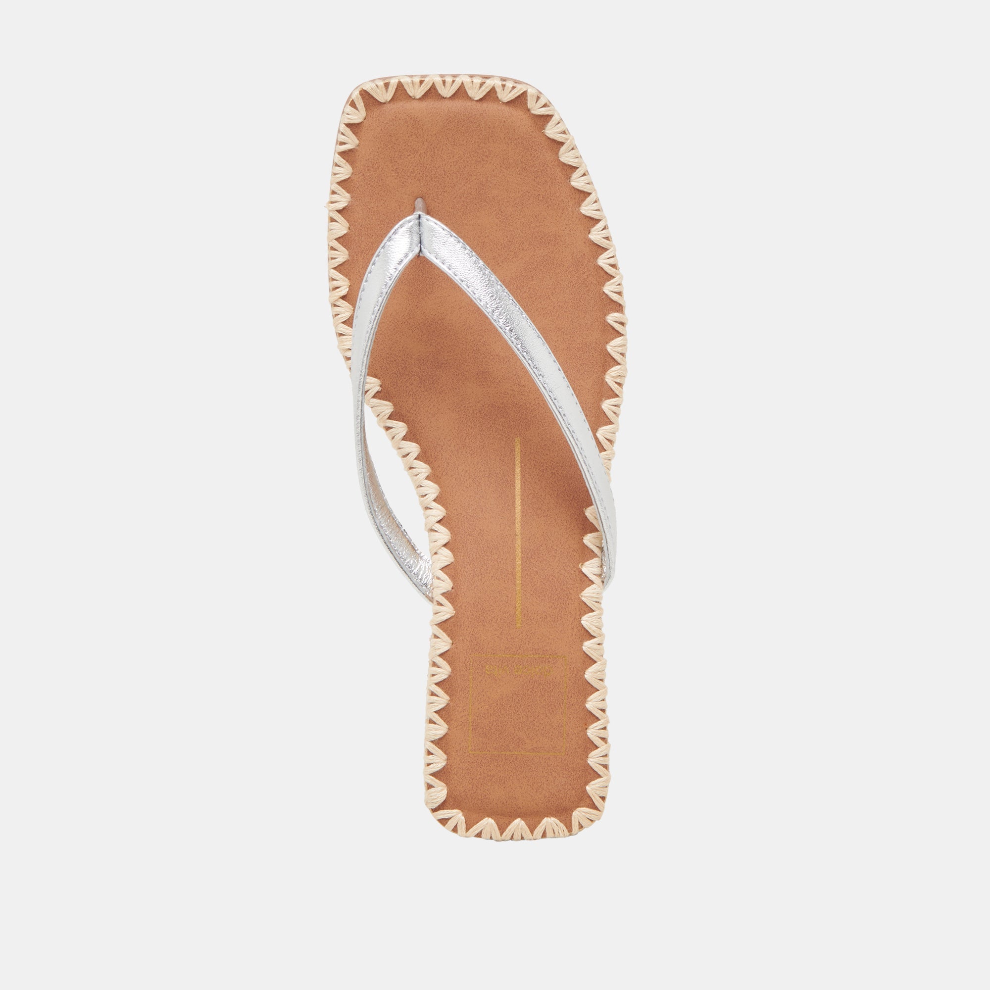BARTY SANDALS SILVER METALLIC LEATHER | Dolce Vita Women