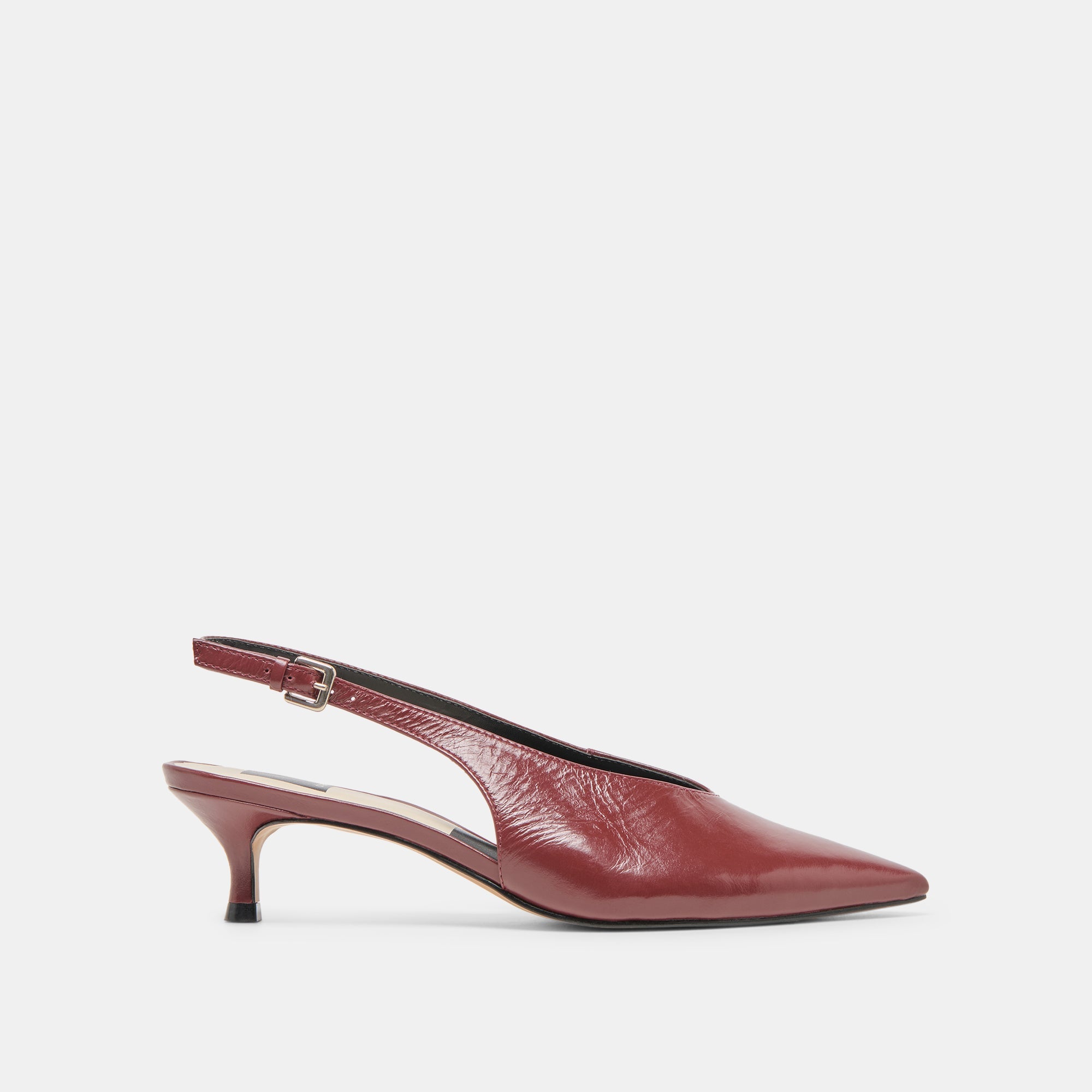 Alenna Oxblood Crinkle Heels | Women Dolce Vita