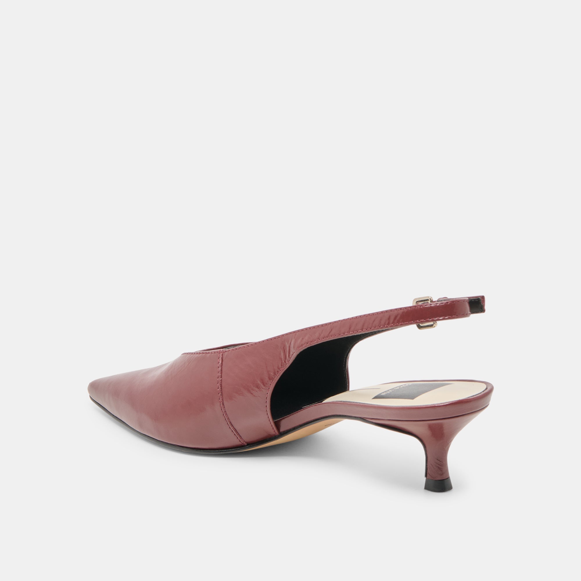 Alenna Oxblood Crinkle Heels | Women Dolce Vita
