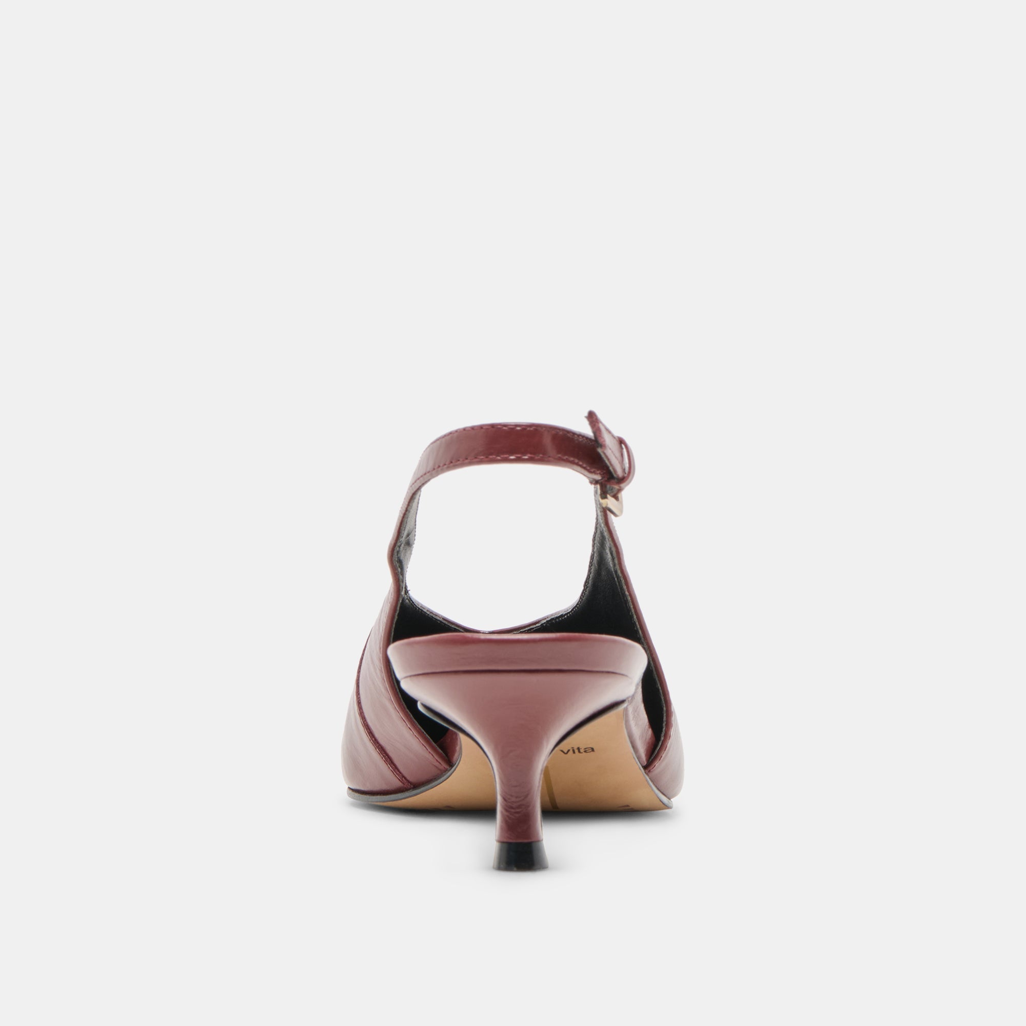Alenna Oxblood Crinkle Heels | Women Dolce Vita