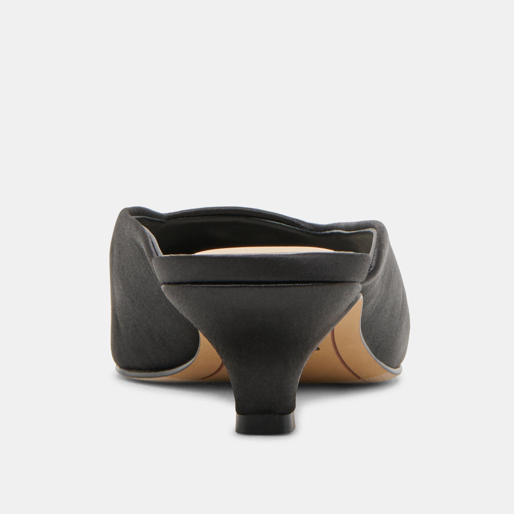 UMARA HEELS ONYX SATIN | Dolce Vita Women