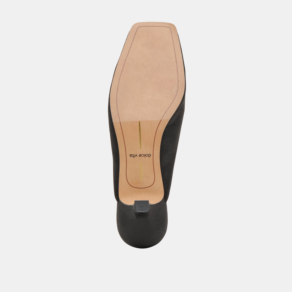 UMARA HEELS ONYX SATIN | Dolce Vita Women