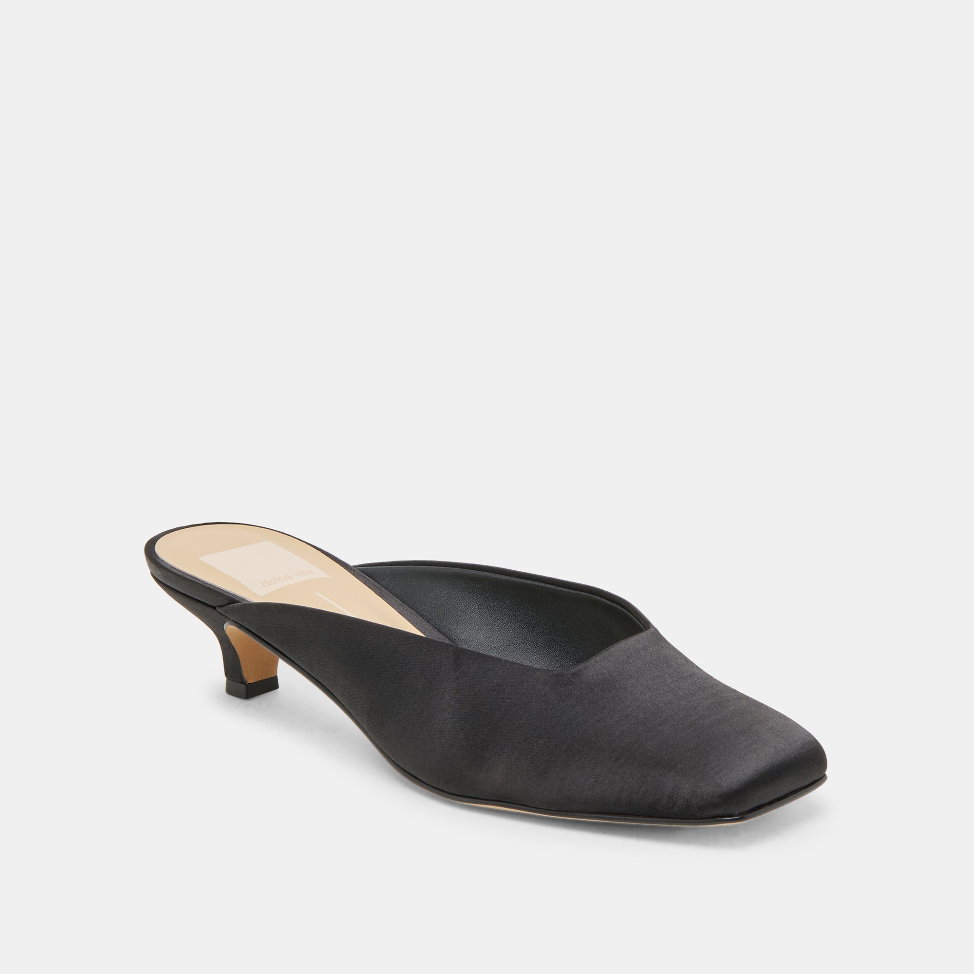 UMARA HEELS ONYX SATIN | Dolce Vita Women