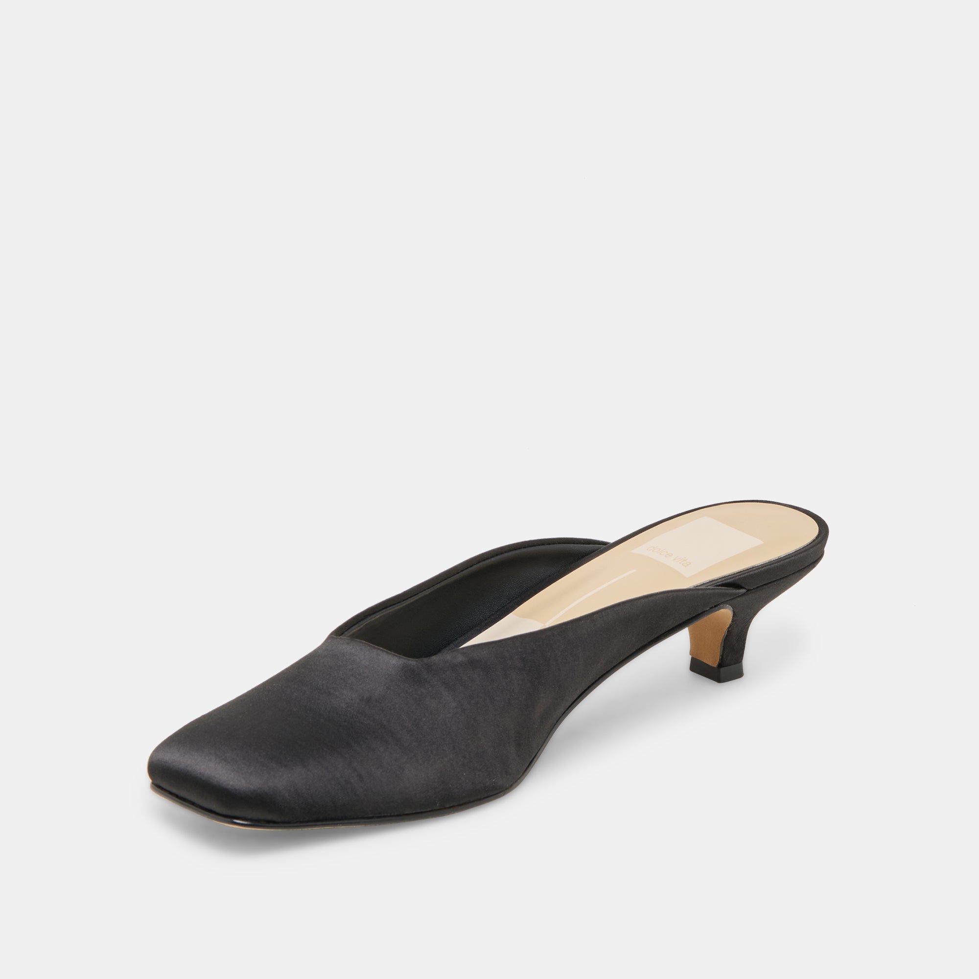 UMARA HEELS ONYX SATIN | Dolce Vita Women