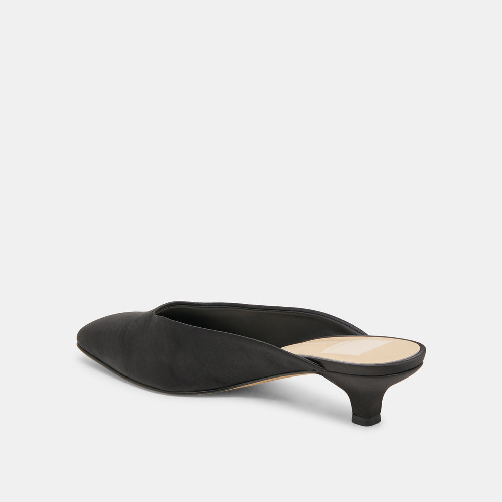 UMARA HEELS ONYX SATIN | Dolce Vita Women