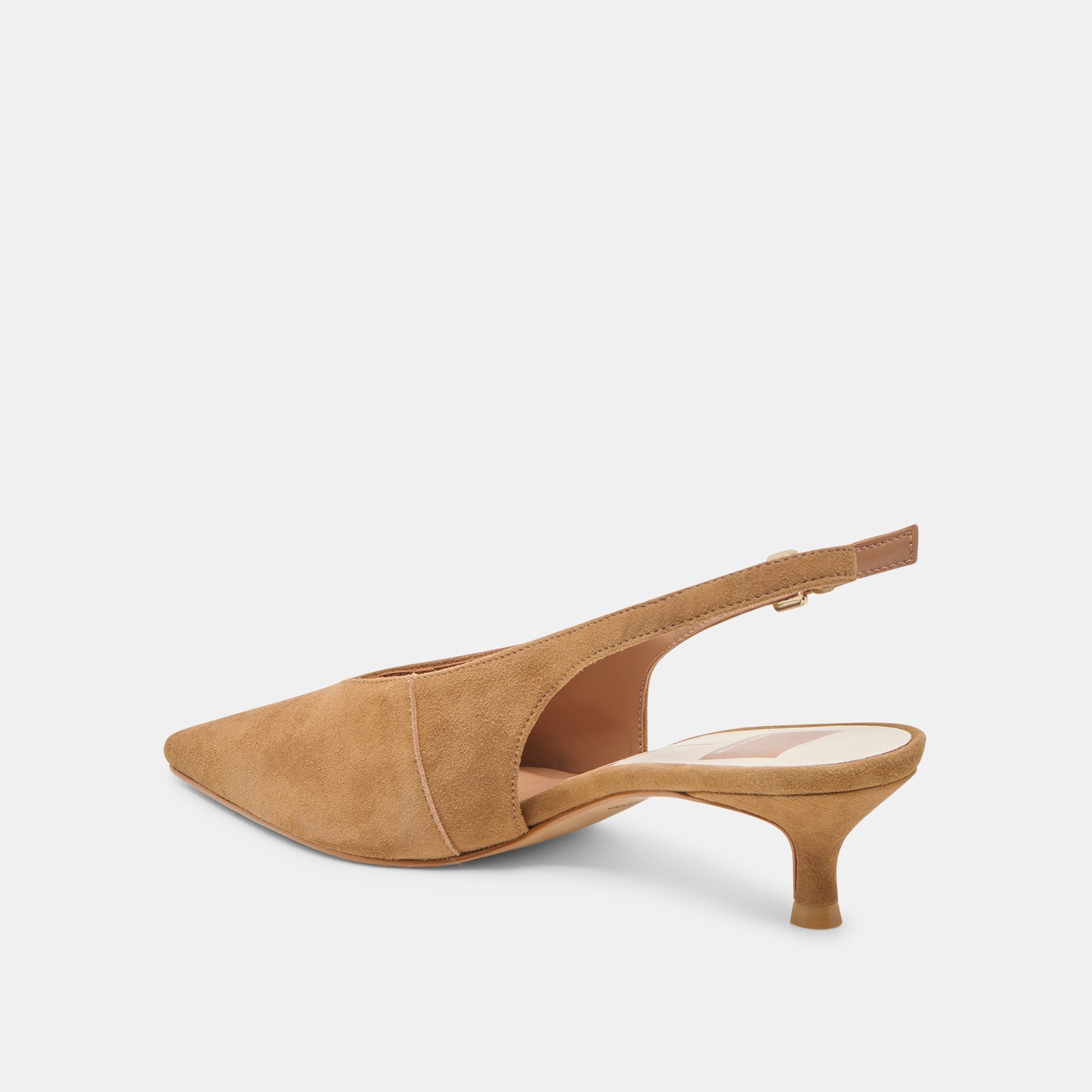 Alenna Lt Brown Suede Heels | Women Dolce Vita