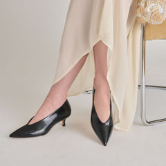 ALWYN HEELS MIDNIGHT CRINKLE PATENT | Dolce Vita Women