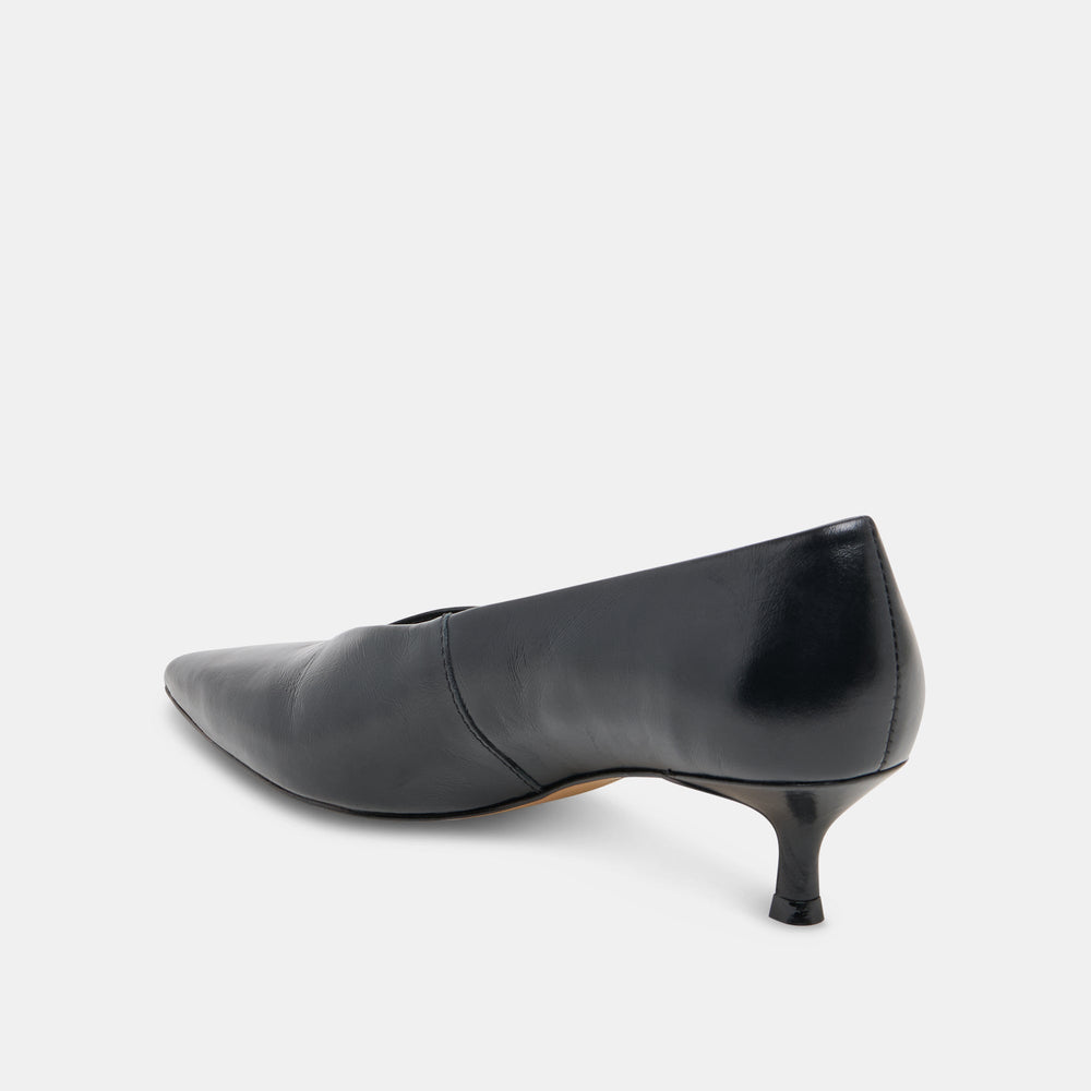 ALWYN HEELS MIDNIGHT CRINKLE PATENT | Dolce Vita Women