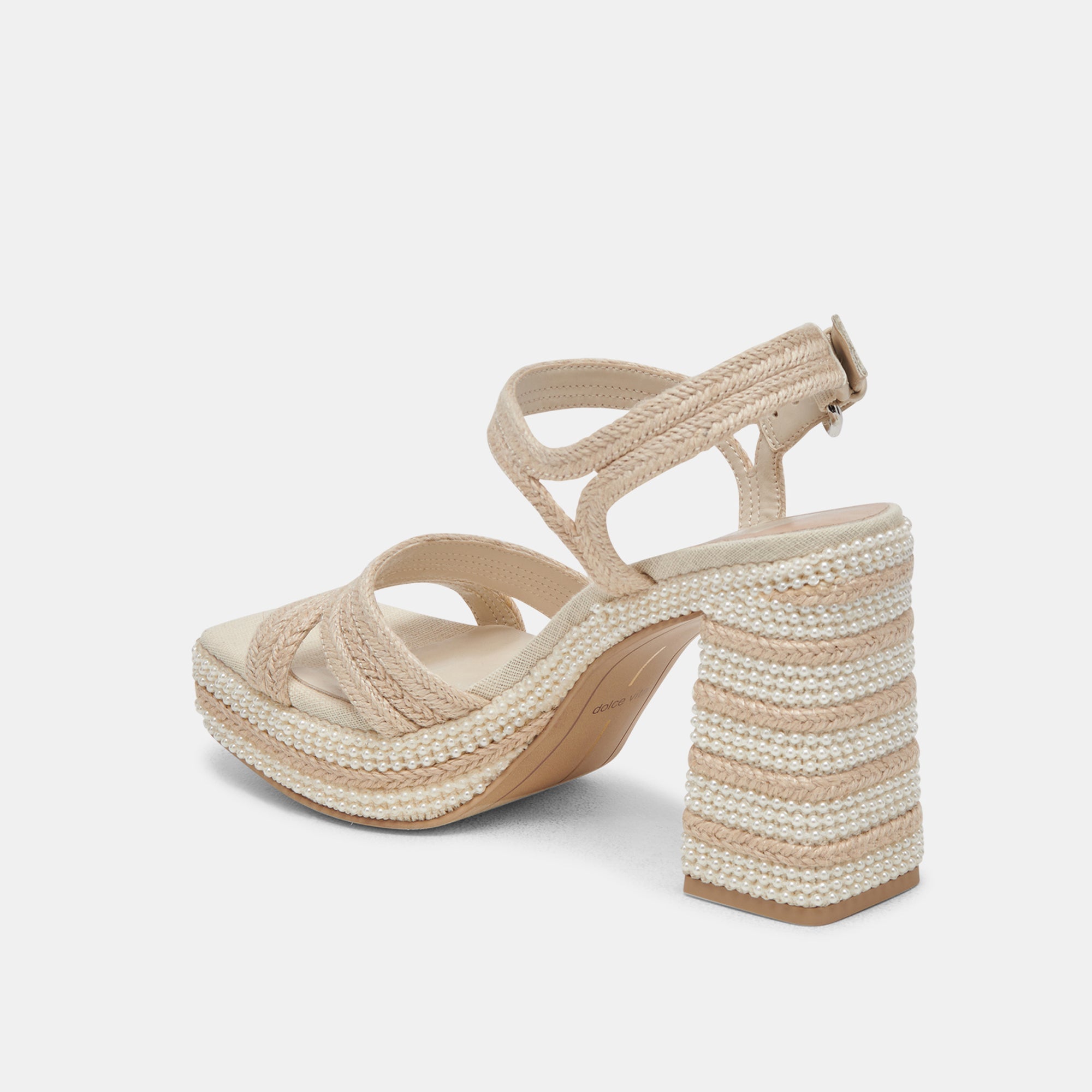 ANIRA Ivory Pearl Heels | Women Dolce Vita