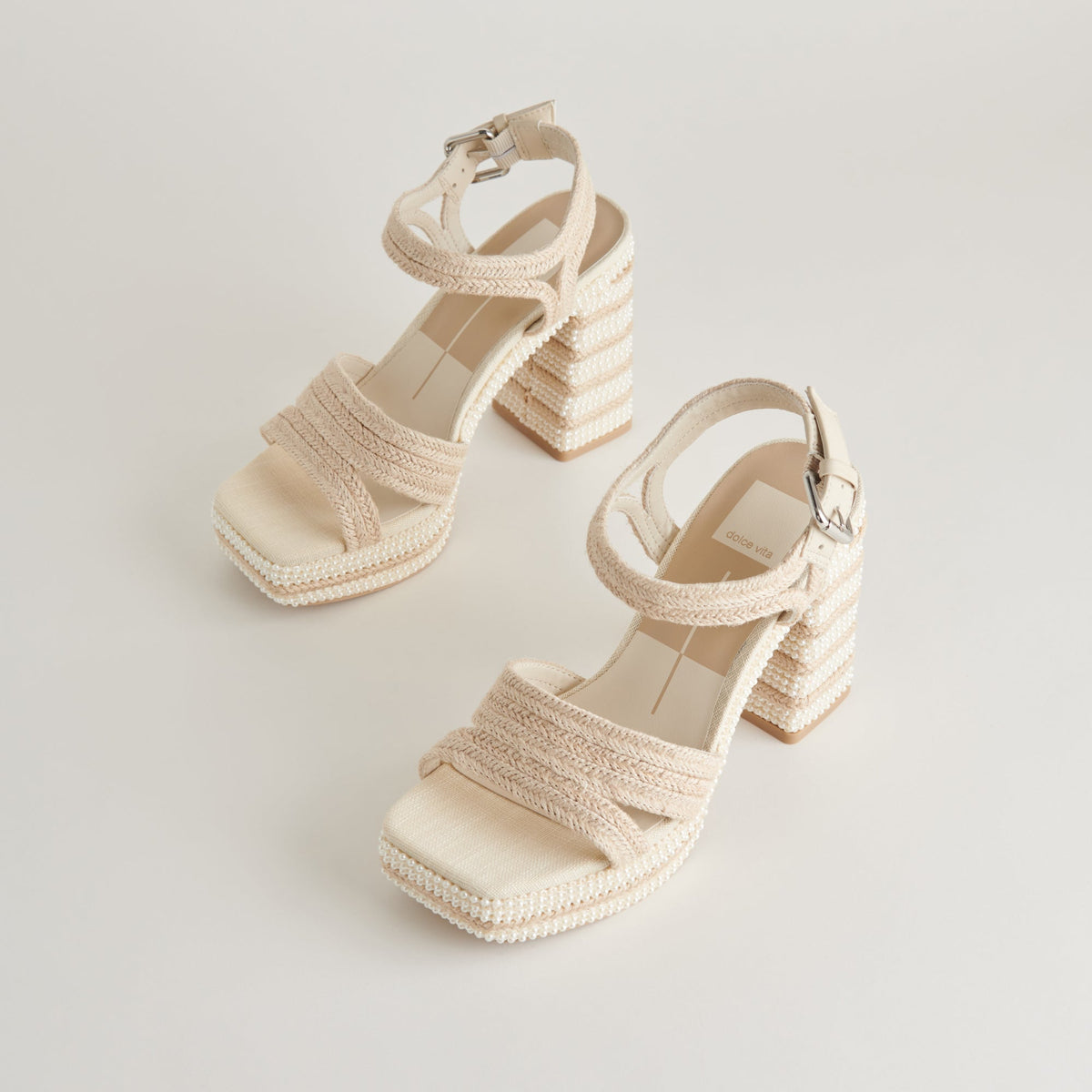ANIRA Ivory Pearl Heels | Women Dolce Vita