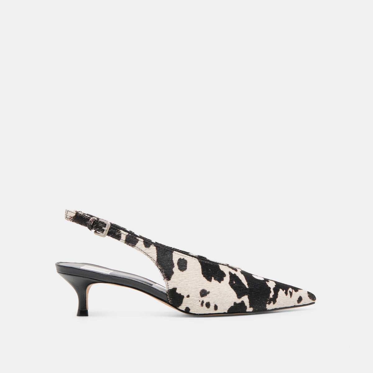 Alenna Black White Taurus Calf Hair Heels | Dolce Vita Women