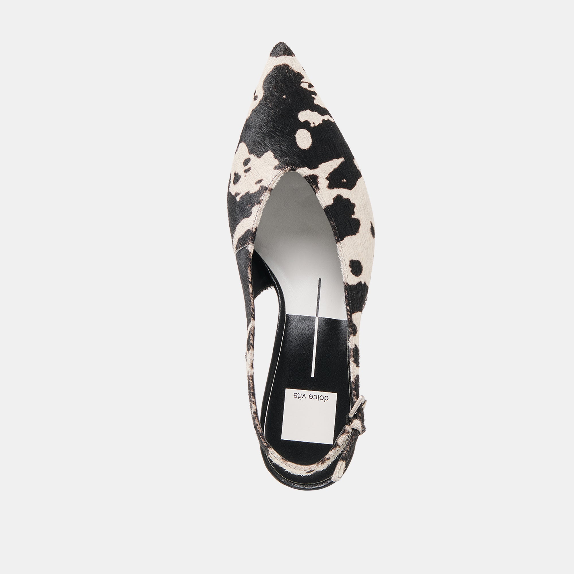 Alenna Black White Taurus Calf Hair Heels | Dolce Vita Women