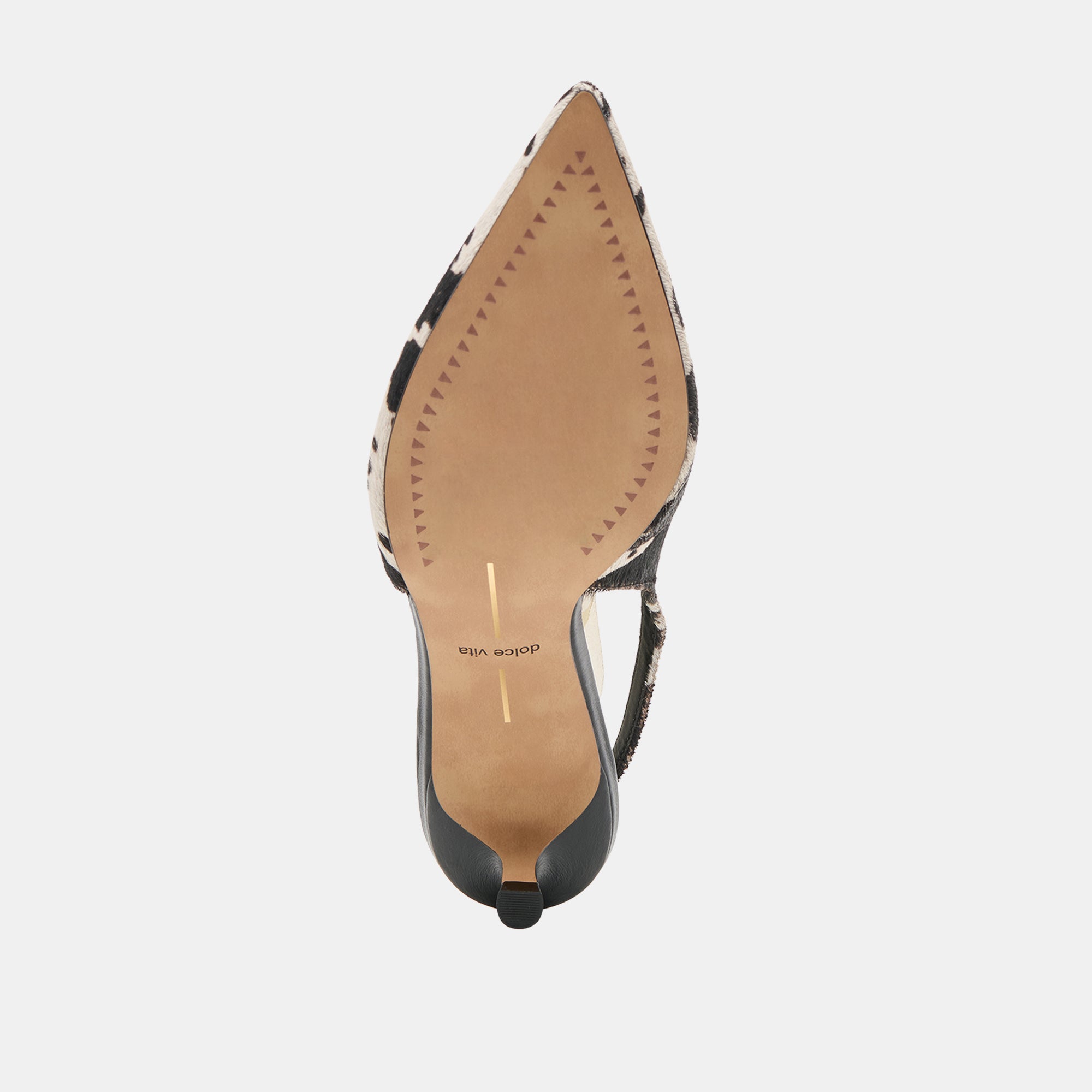 Alenna Black White Taurus Calf Hair Heels | Dolce Vita Women