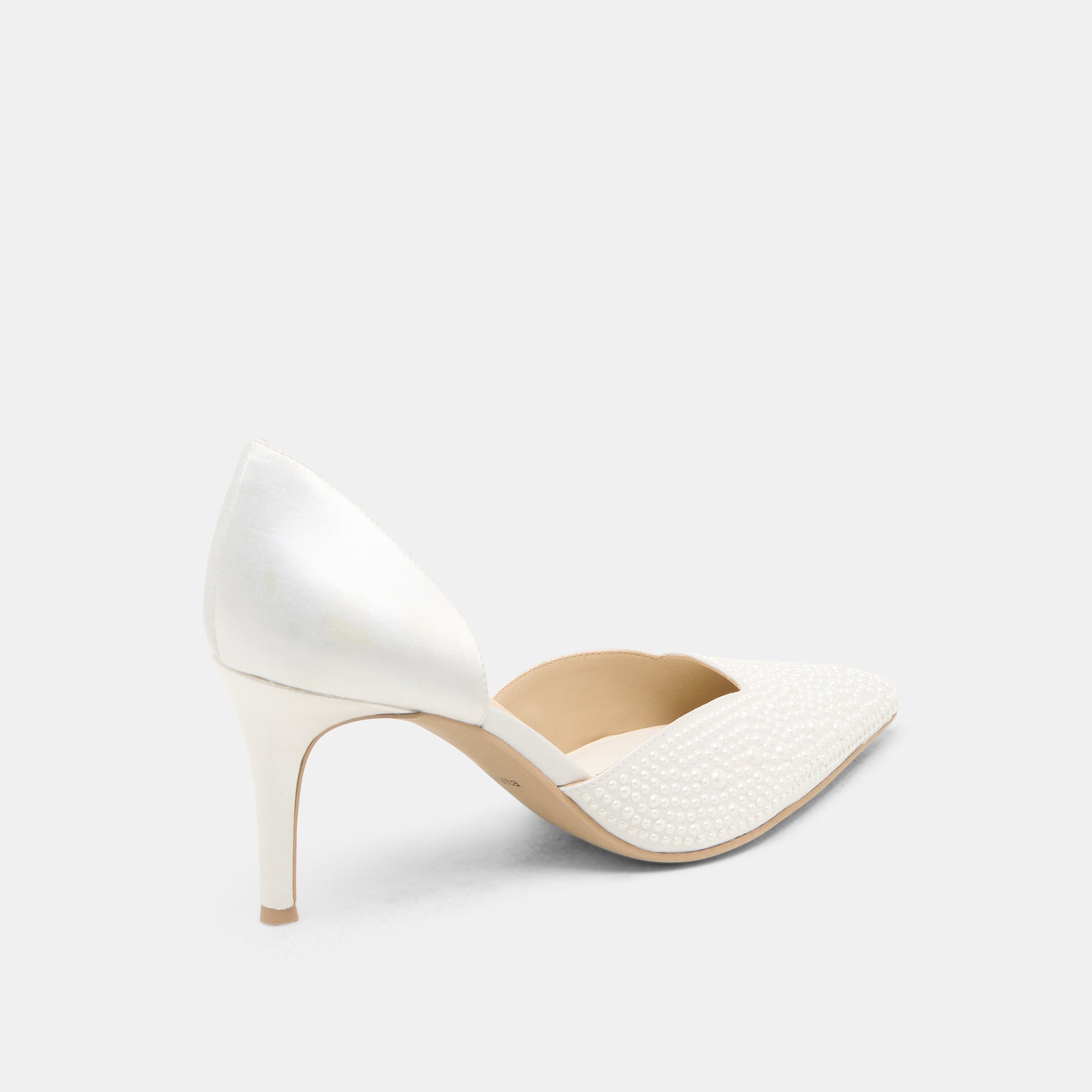 Eloy Pearl Off White Satin Heels | Dolce Vita Women