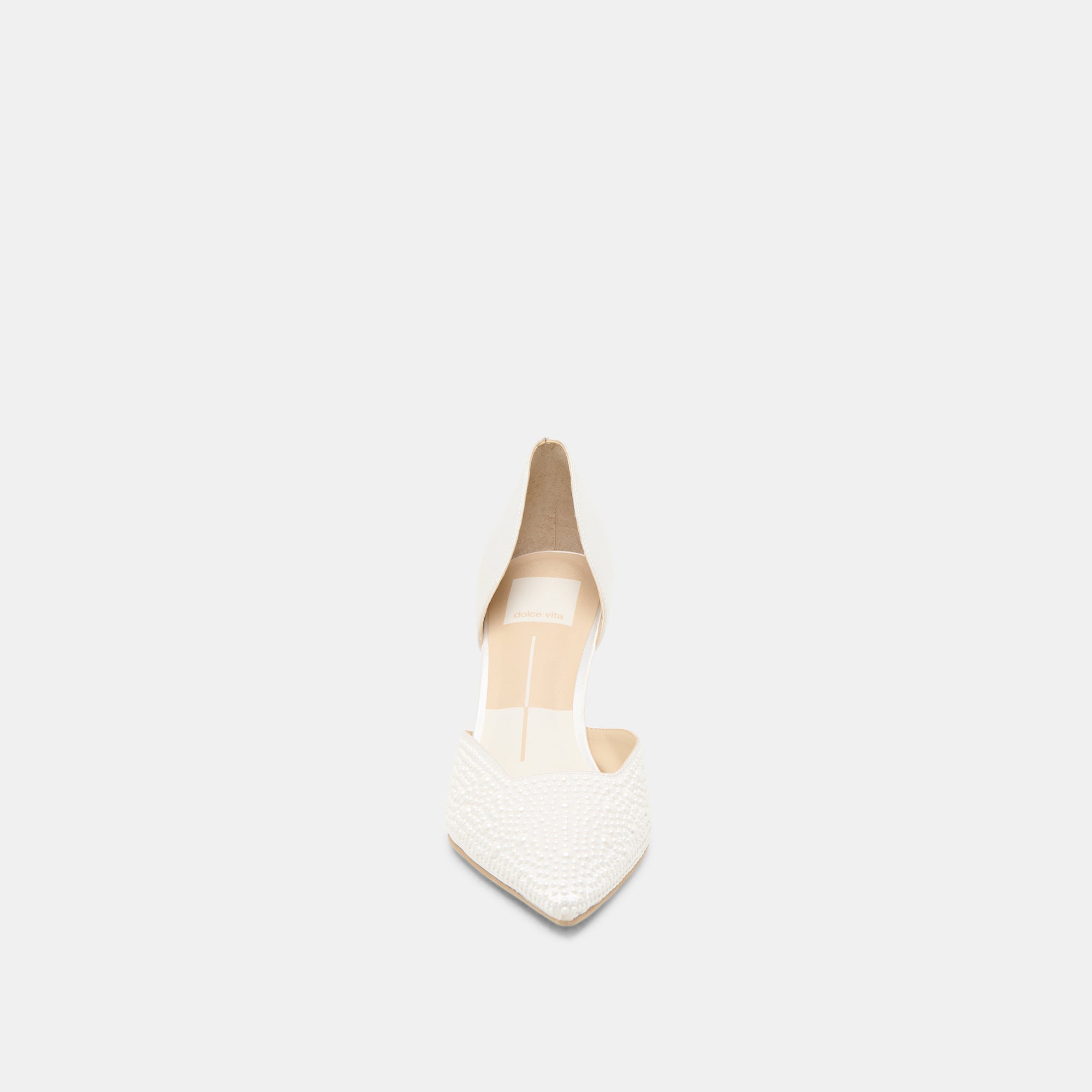 Eloy Pearl Off White Satin Heels | Dolce Vita Women