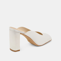 Sabela Off White Satin Heels | Women Dolce Vita