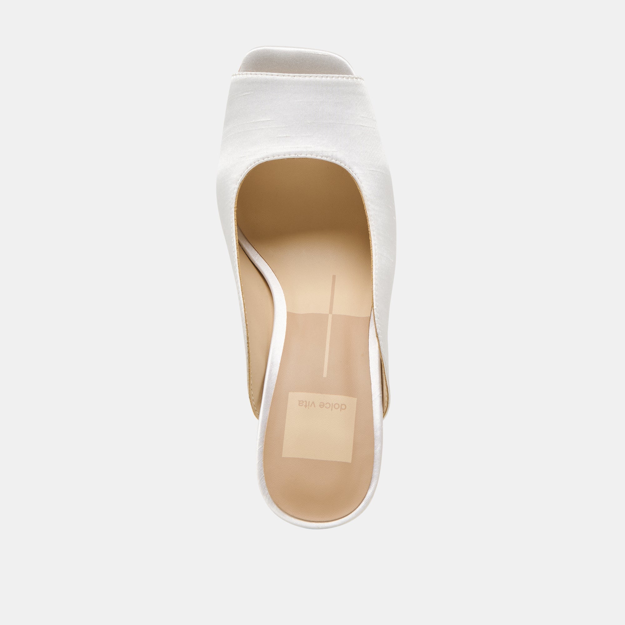 Sabela Off White Satin Heels | Women Dolce Vita