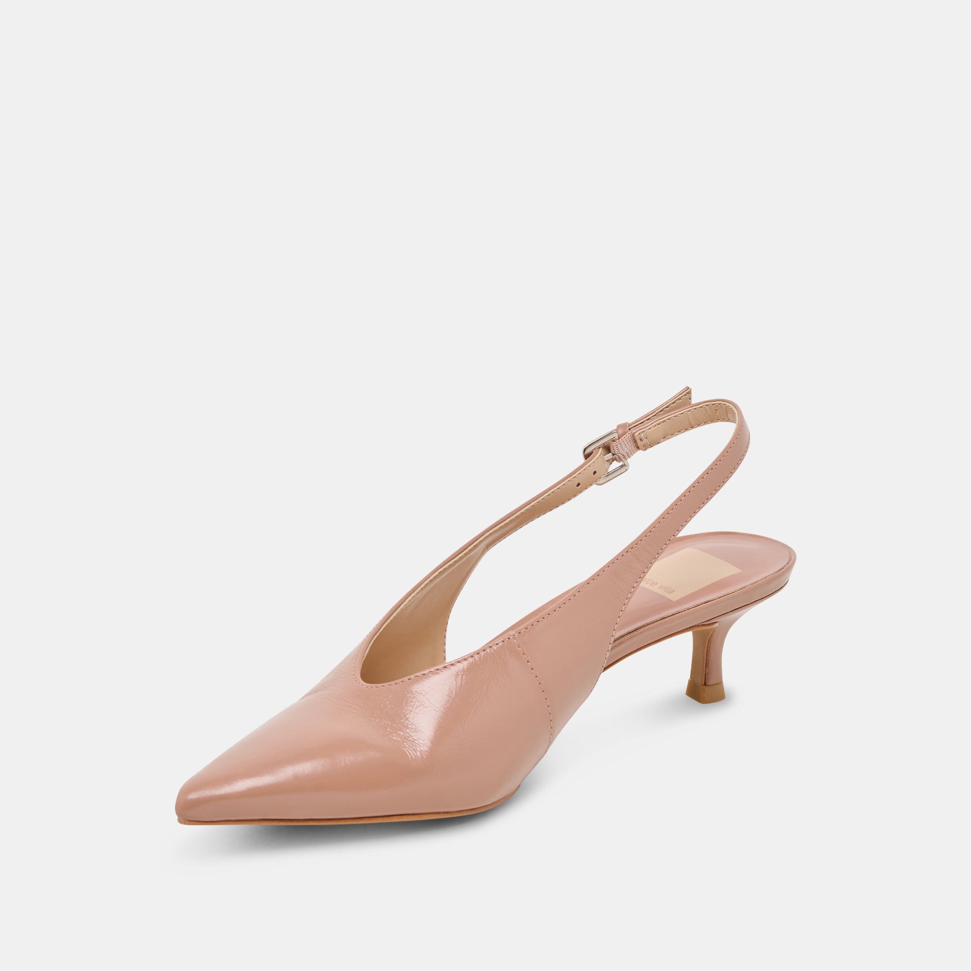 ALENNA HEELS WHISKEY CRINKLE PATENT | Dolce Vita Women
