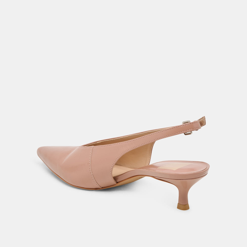 ALENNA HEELS WHISKEY CRINKLE PATENT | Dolce Vita Women