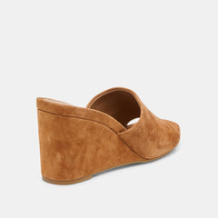 Holta Brown Suede Wedges | Women Dolce Vita