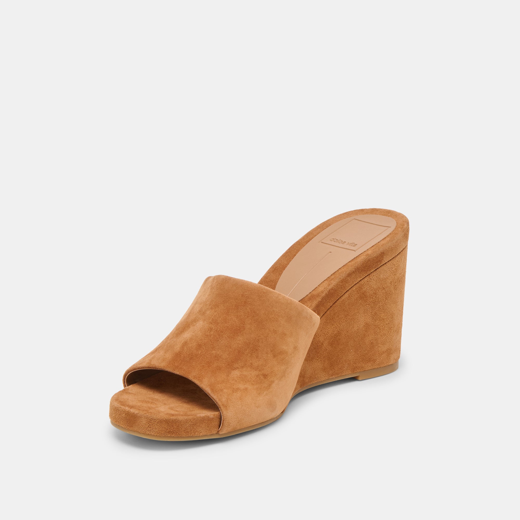 Holta Brown Suede Wedges | Women Dolce Vita