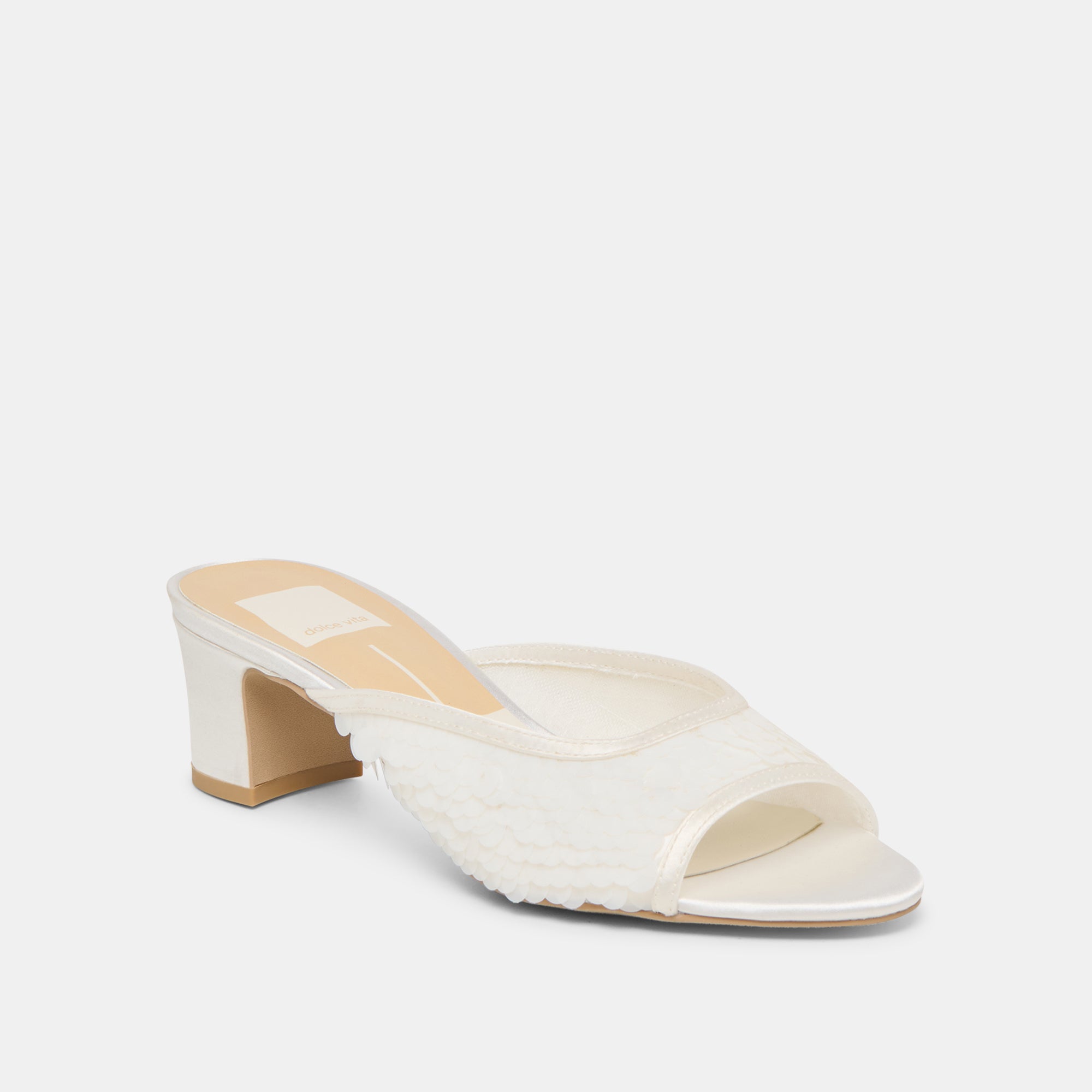 Inga Off White Satin Heels | Dolce Vita Women