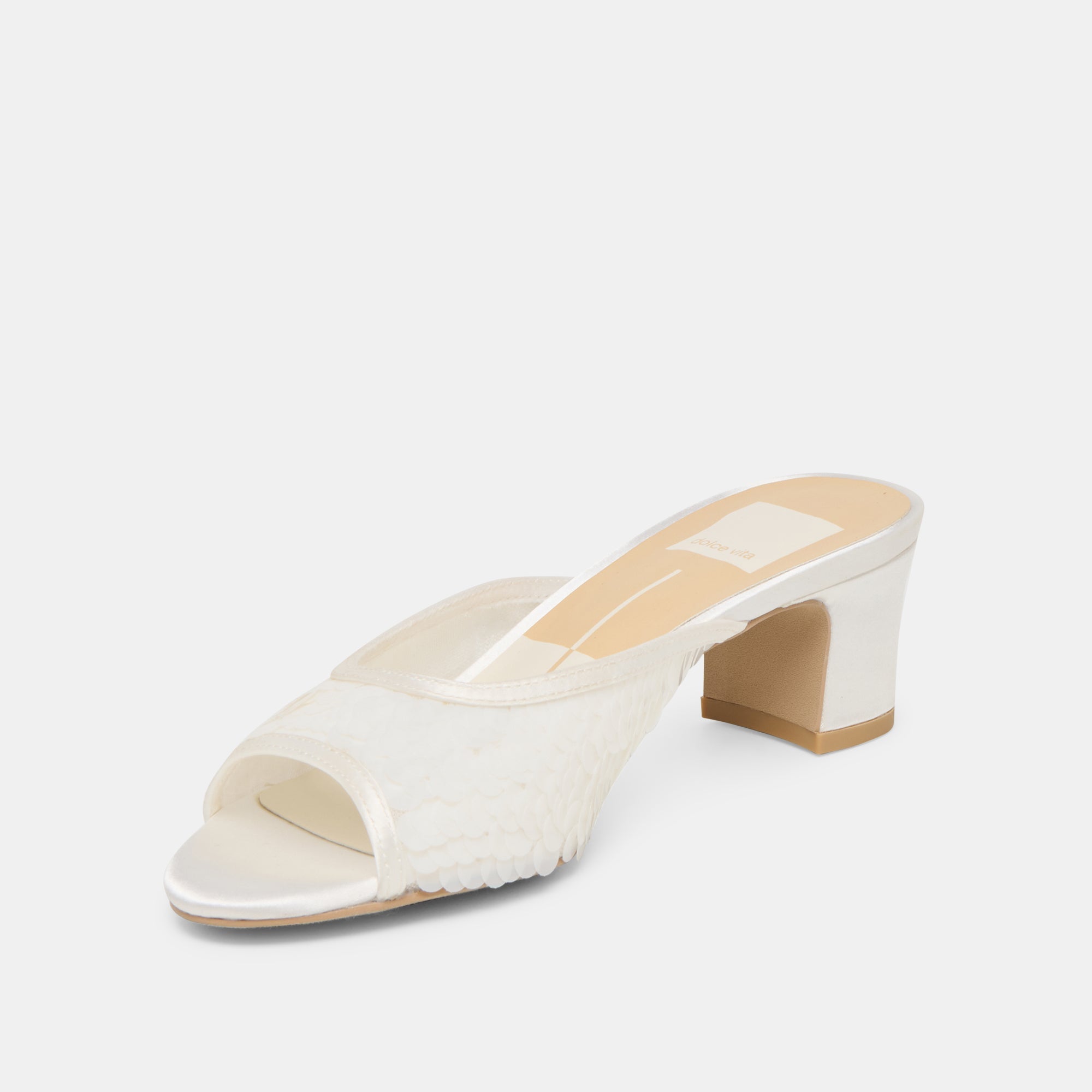 Inga Off White Satin Heels | Dolce Vita Women