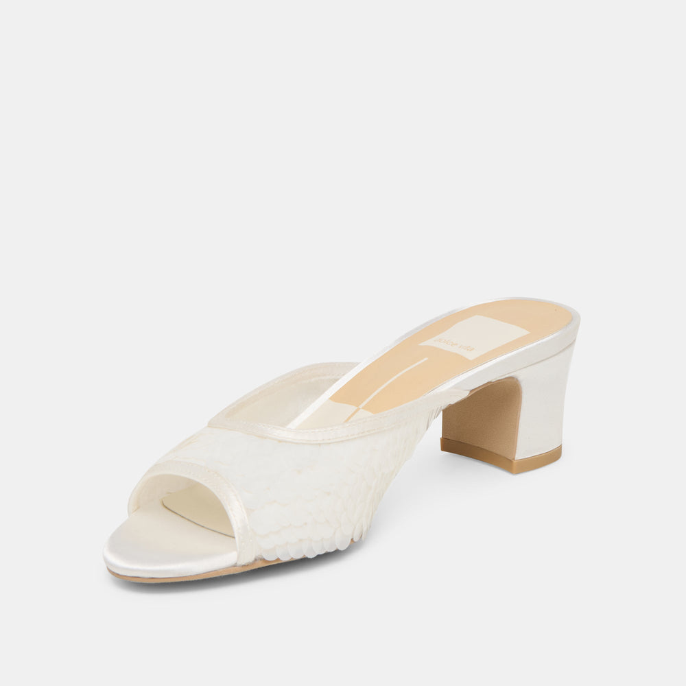 Inga Off White Satin Heels | Dolce Vita Women