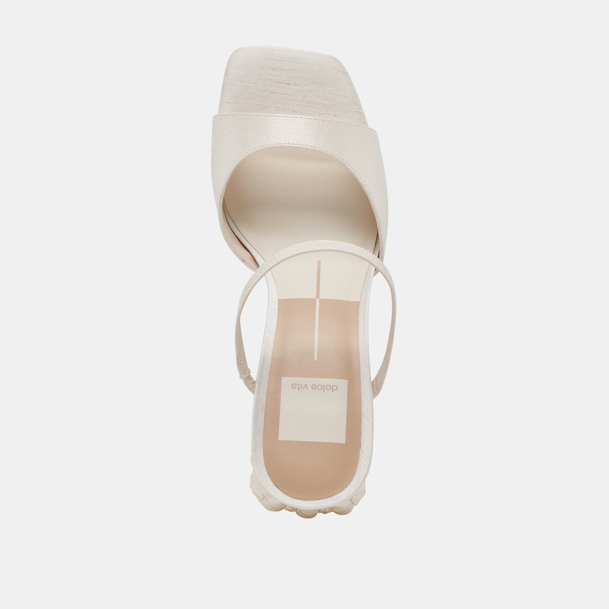 JEMMY PEARL HEELS VANILLA SILK | Women Dolce Vita