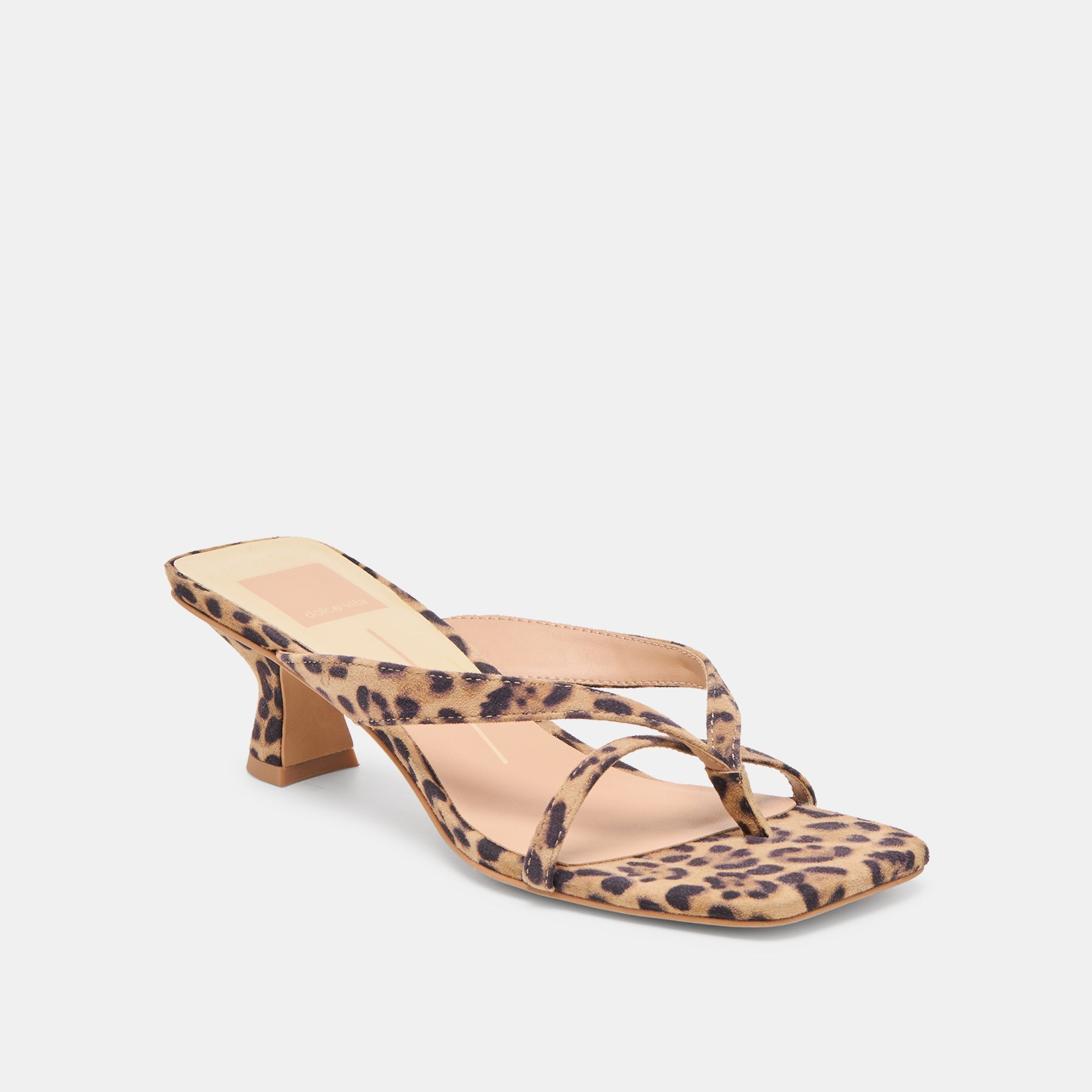 Brevel Dk Leopard Printed Suede Heels | Women Dolce Vita