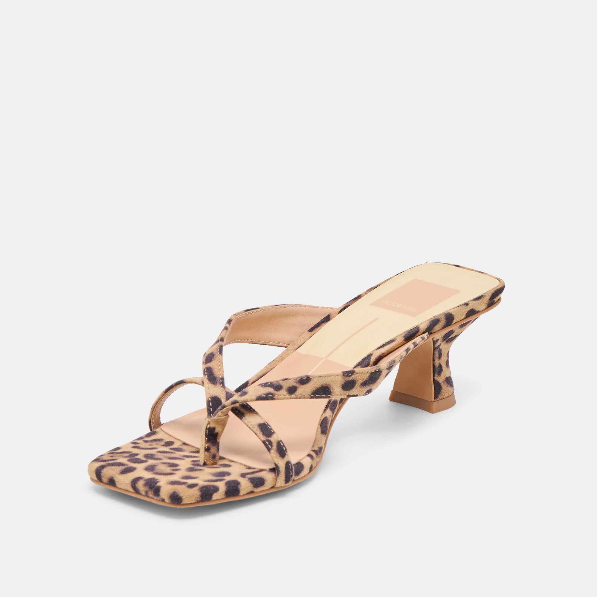 Brevel Dk Leopard Printed Suede Heels | Women Dolce Vita