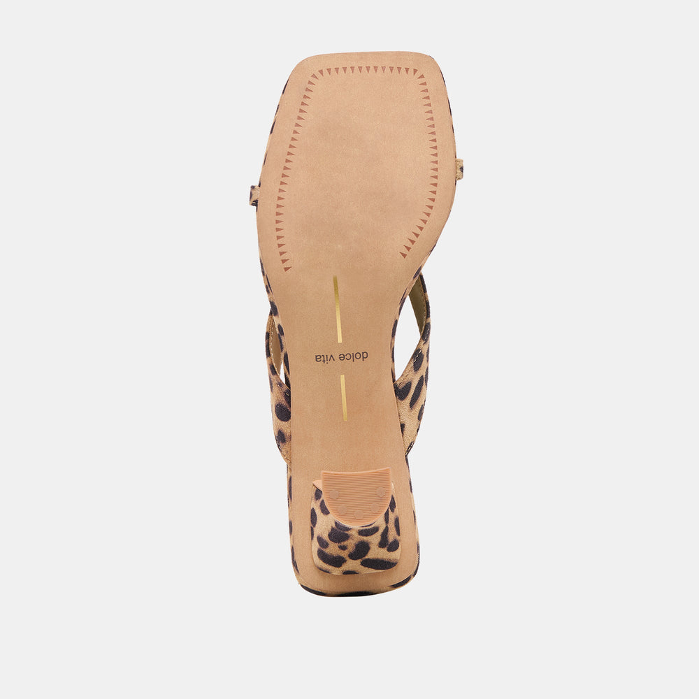 Brevel Dk Leopard Printed Suede Heels | Women Dolce Vita