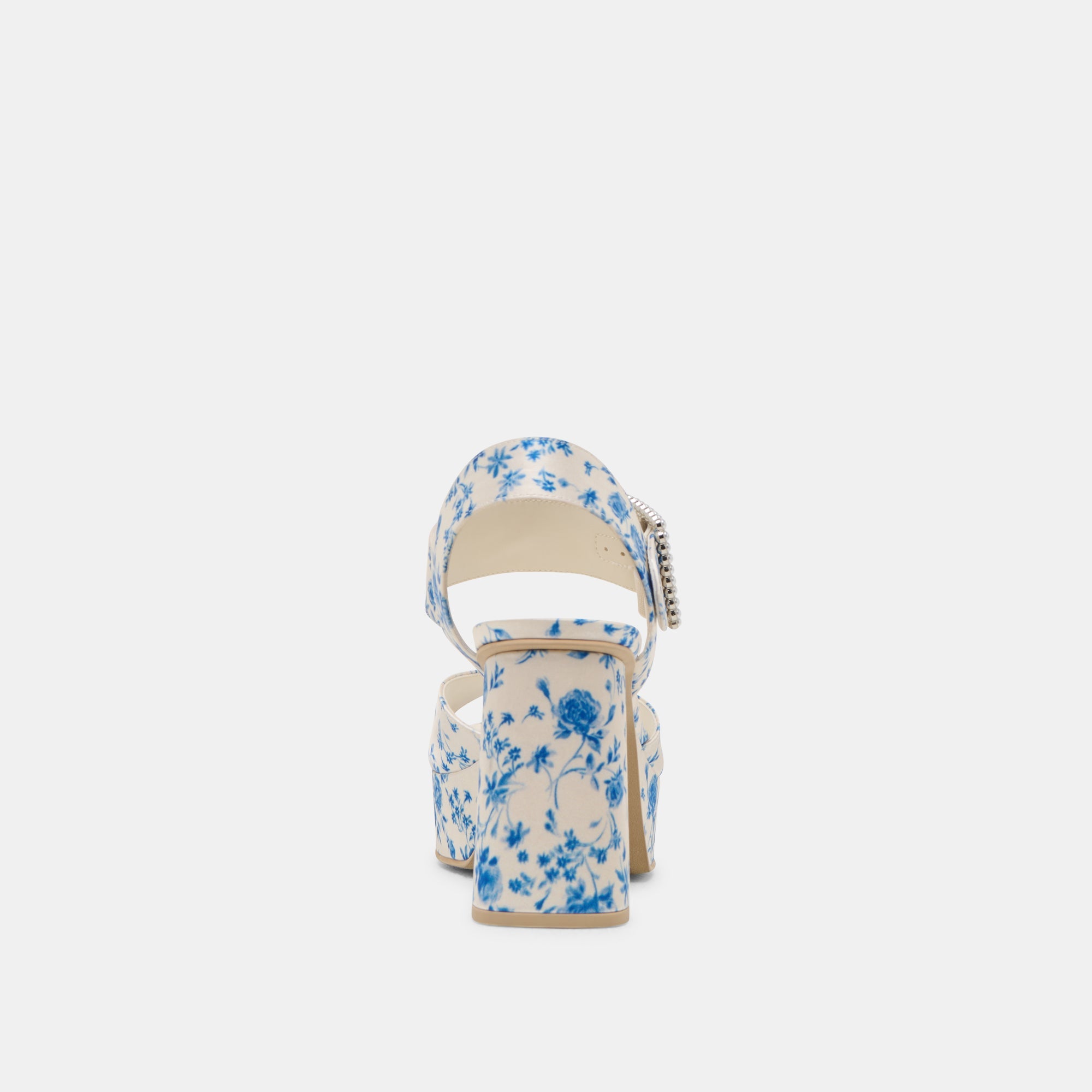 Bobby Pearl Blue Floral Satin Heels | Dolce Vita Women