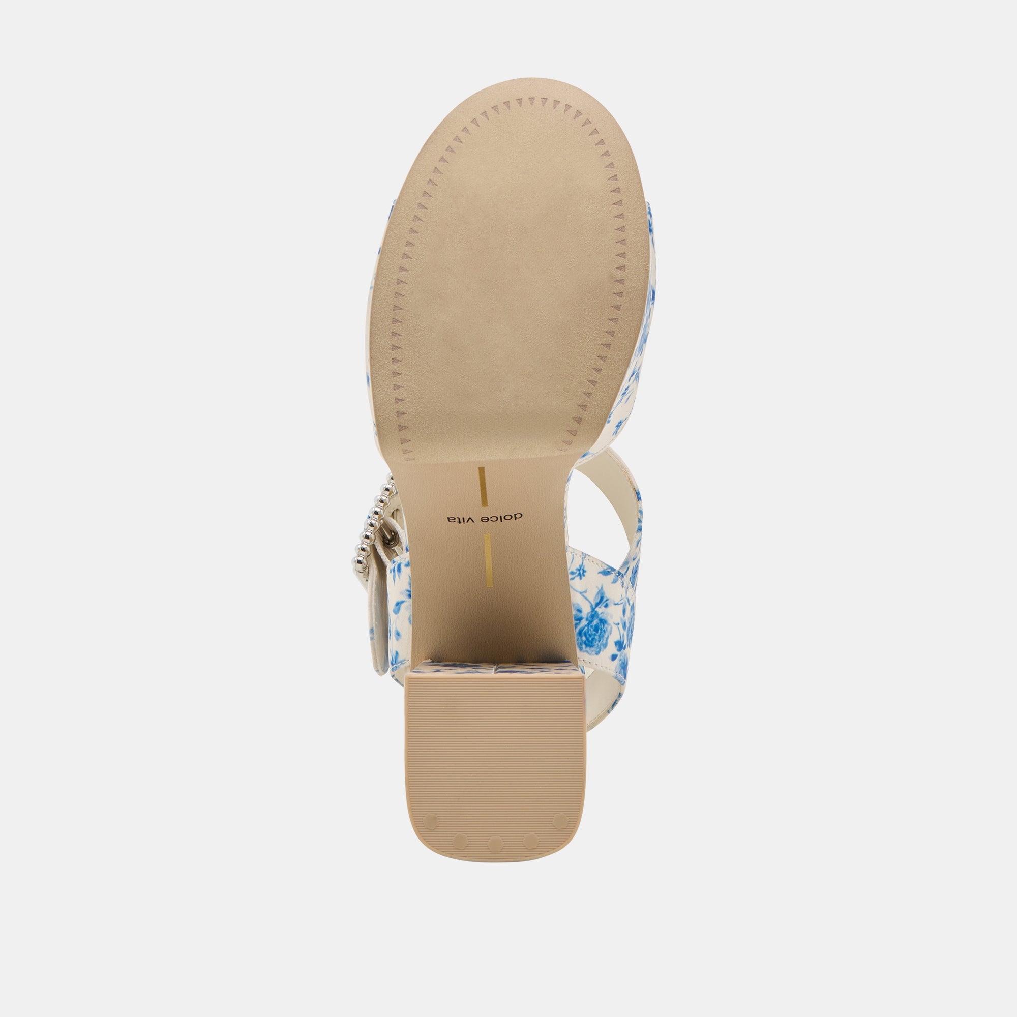 Bobby Pearl Blue Floral Satin Heels | Dolce Vita Women