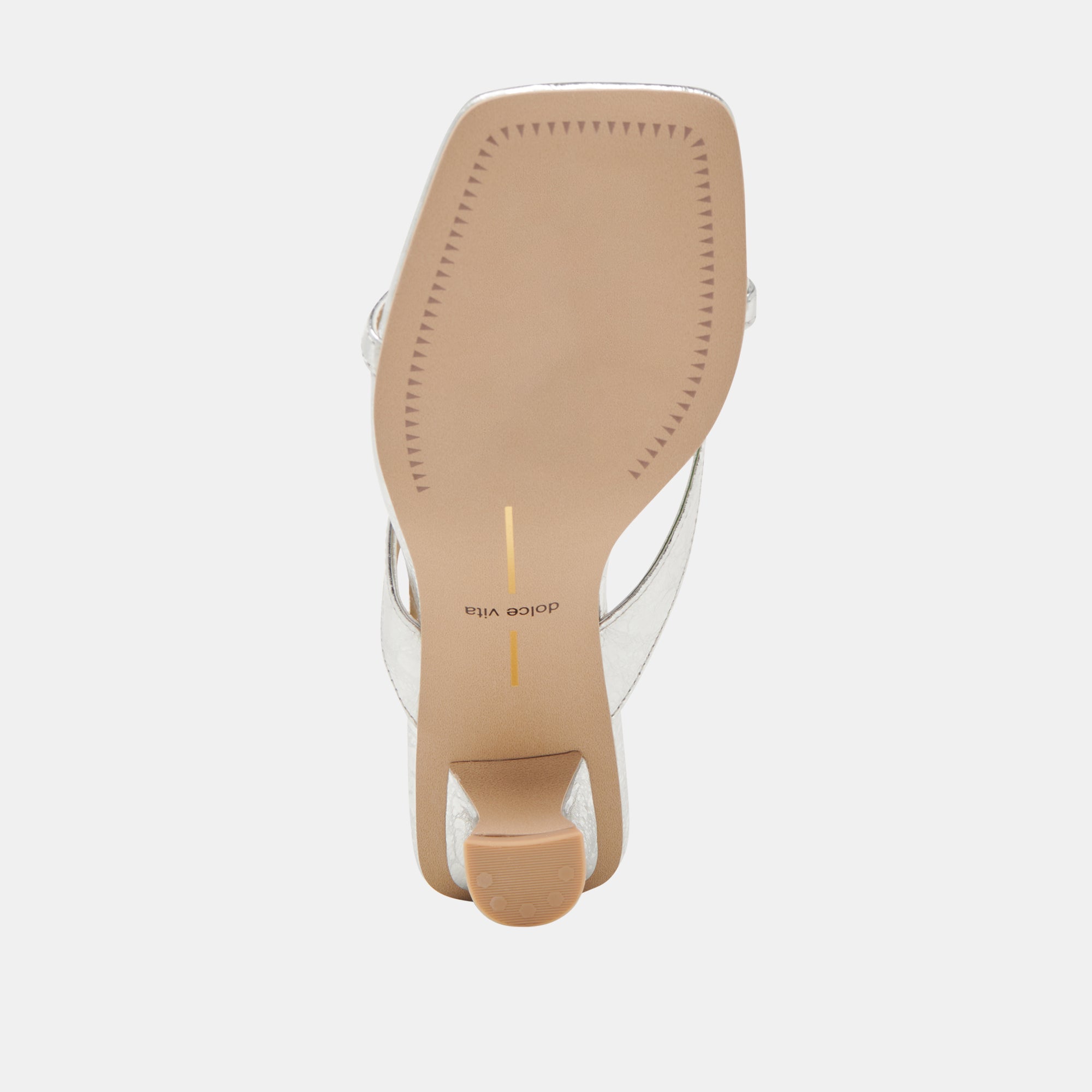 BREVEL HEELS SILVER DISTRESSED LEATHER | Women Dolce Vita
