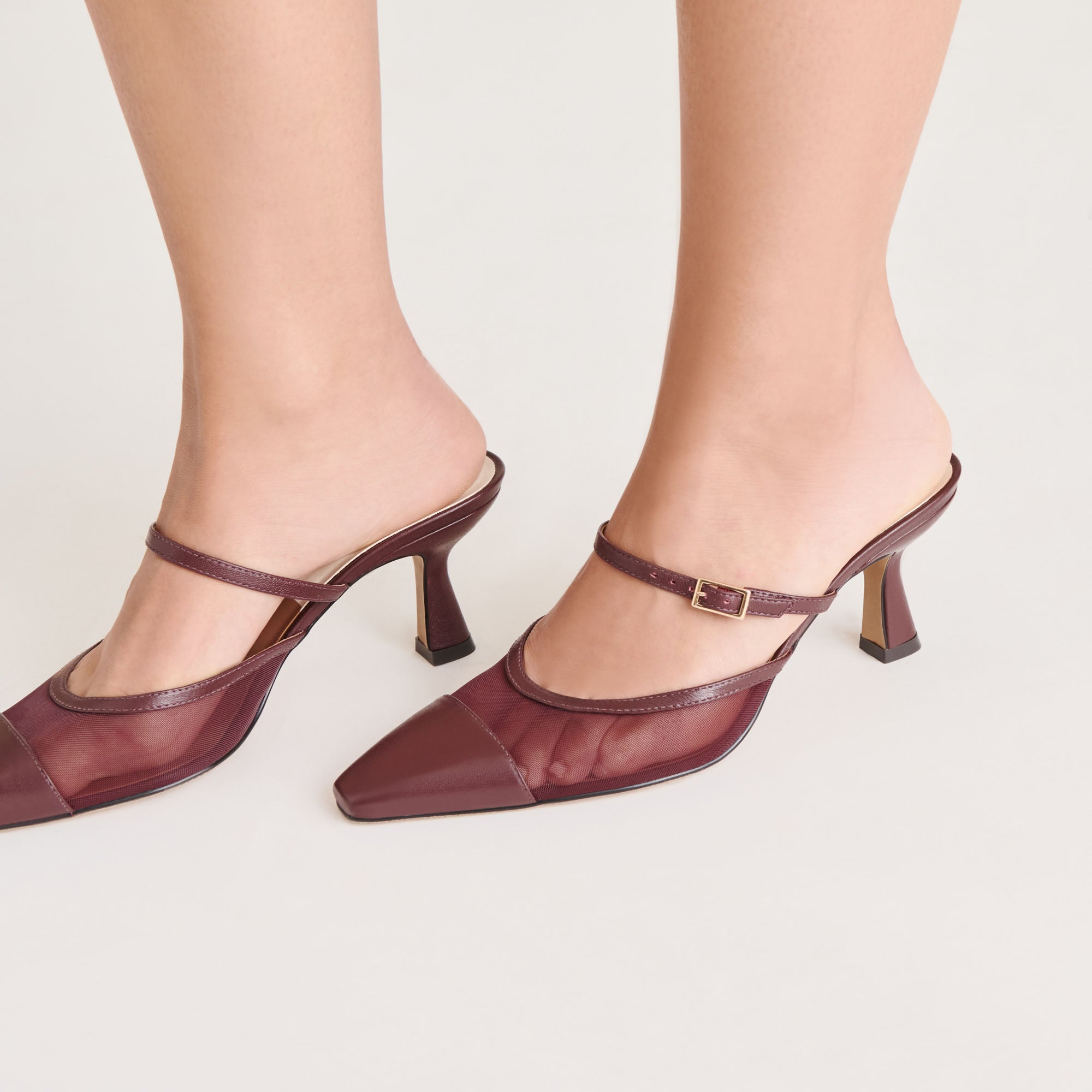 Loyd Burgundy Mesh Heels | Dolce Vita Women