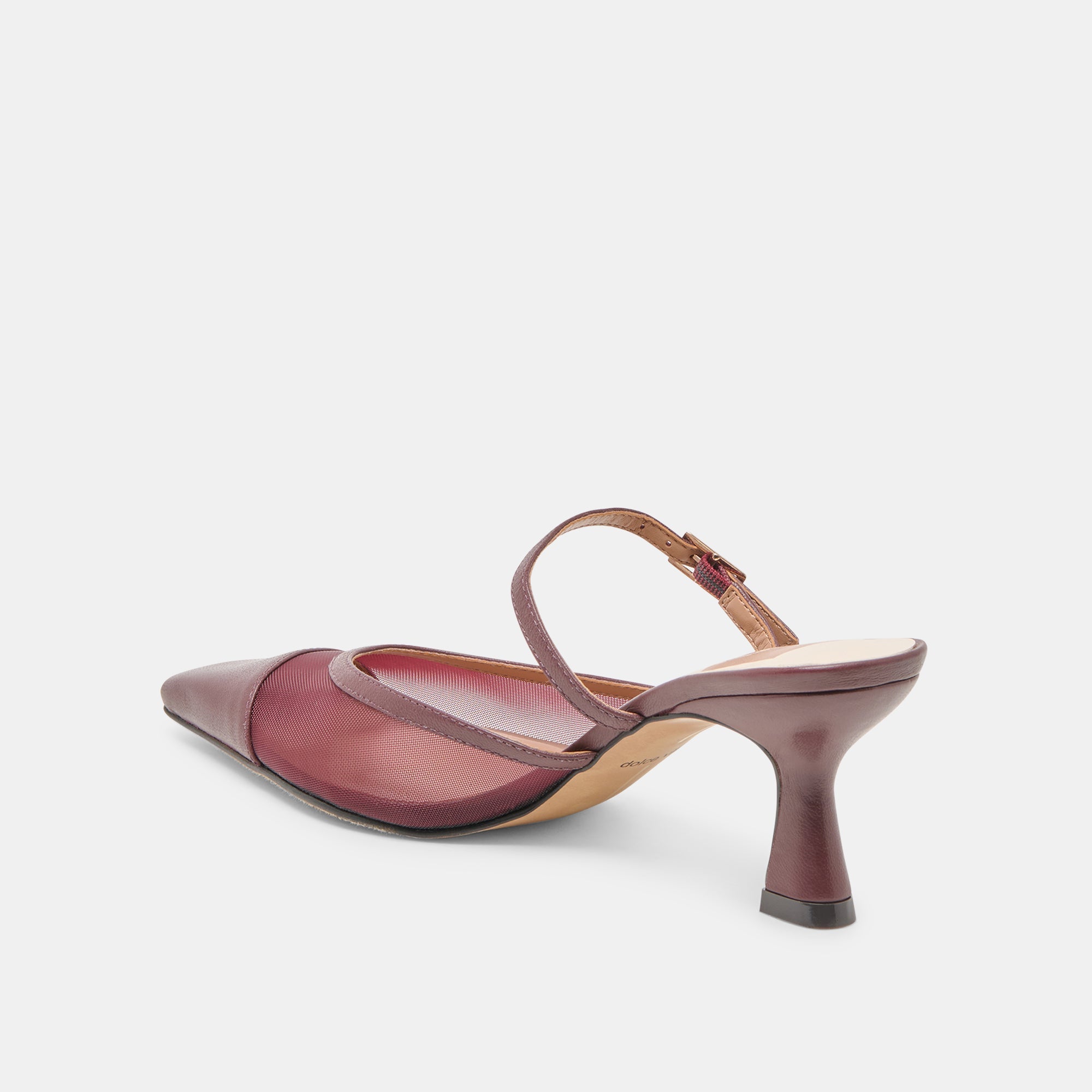 Loyd Burgundy Mesh Heels | Dolce Vita Women