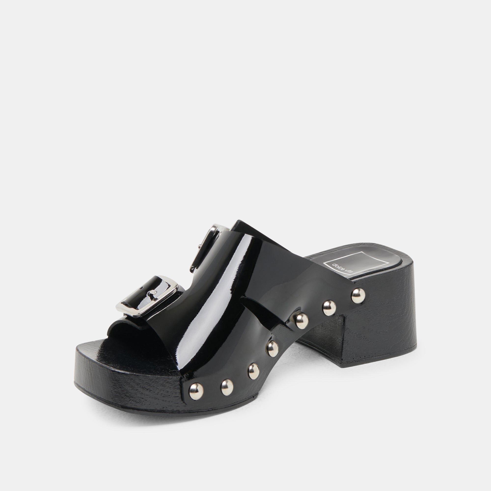 Melody Black Leather Heels | Women Dolce Vita