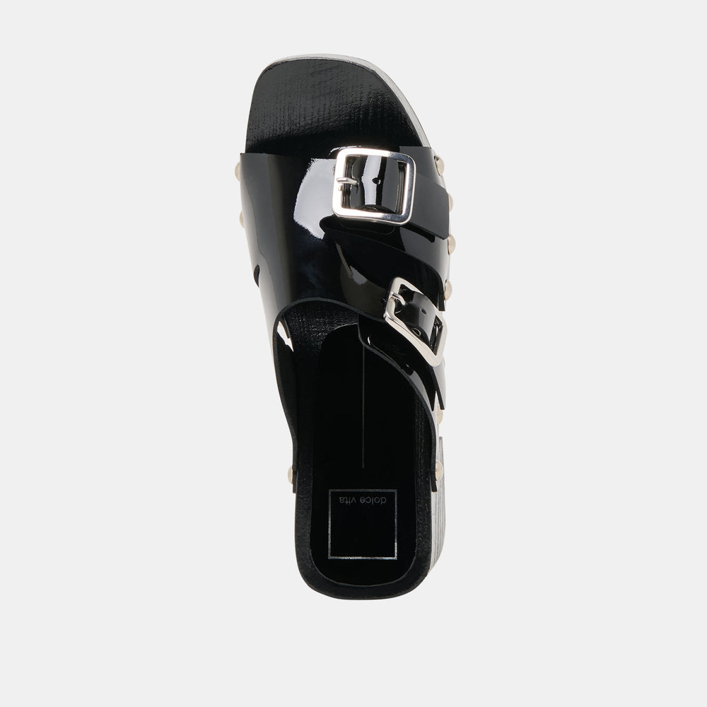 Melody Black Leather Heels | Women Dolce Vita