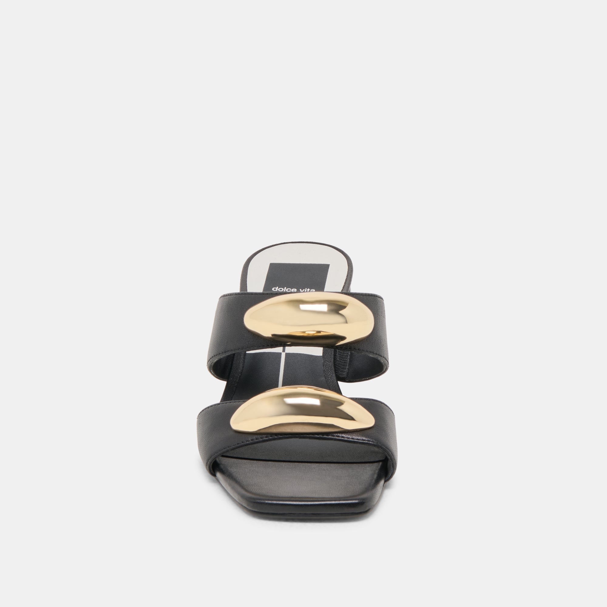 Barnet Black Leather Heels | Women Dolce Vita