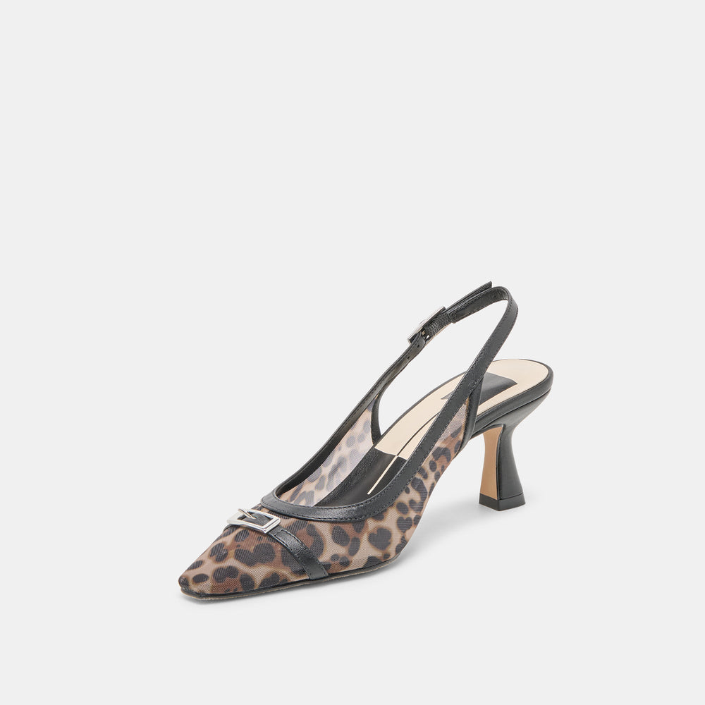 Lorine Leopard Mesh Heels | Dolce Vita Women