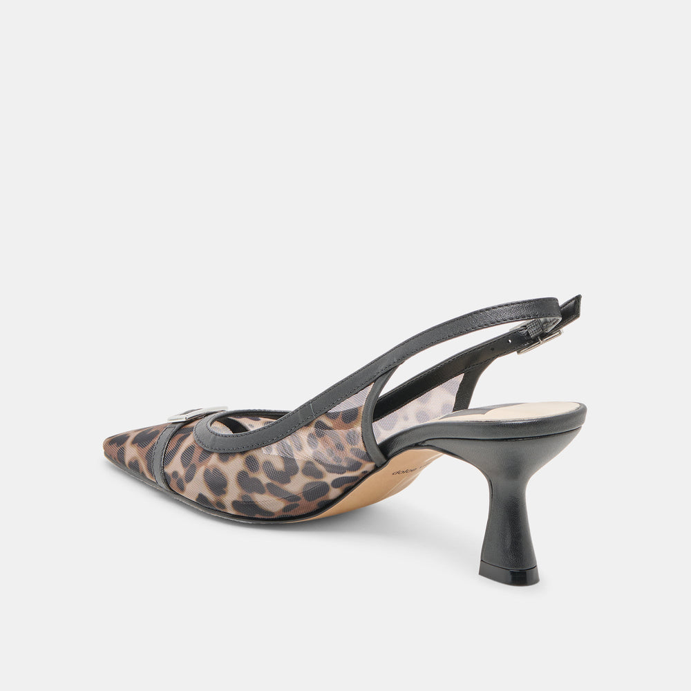 Lorine Leopard Mesh Heels | Dolce Vita Women