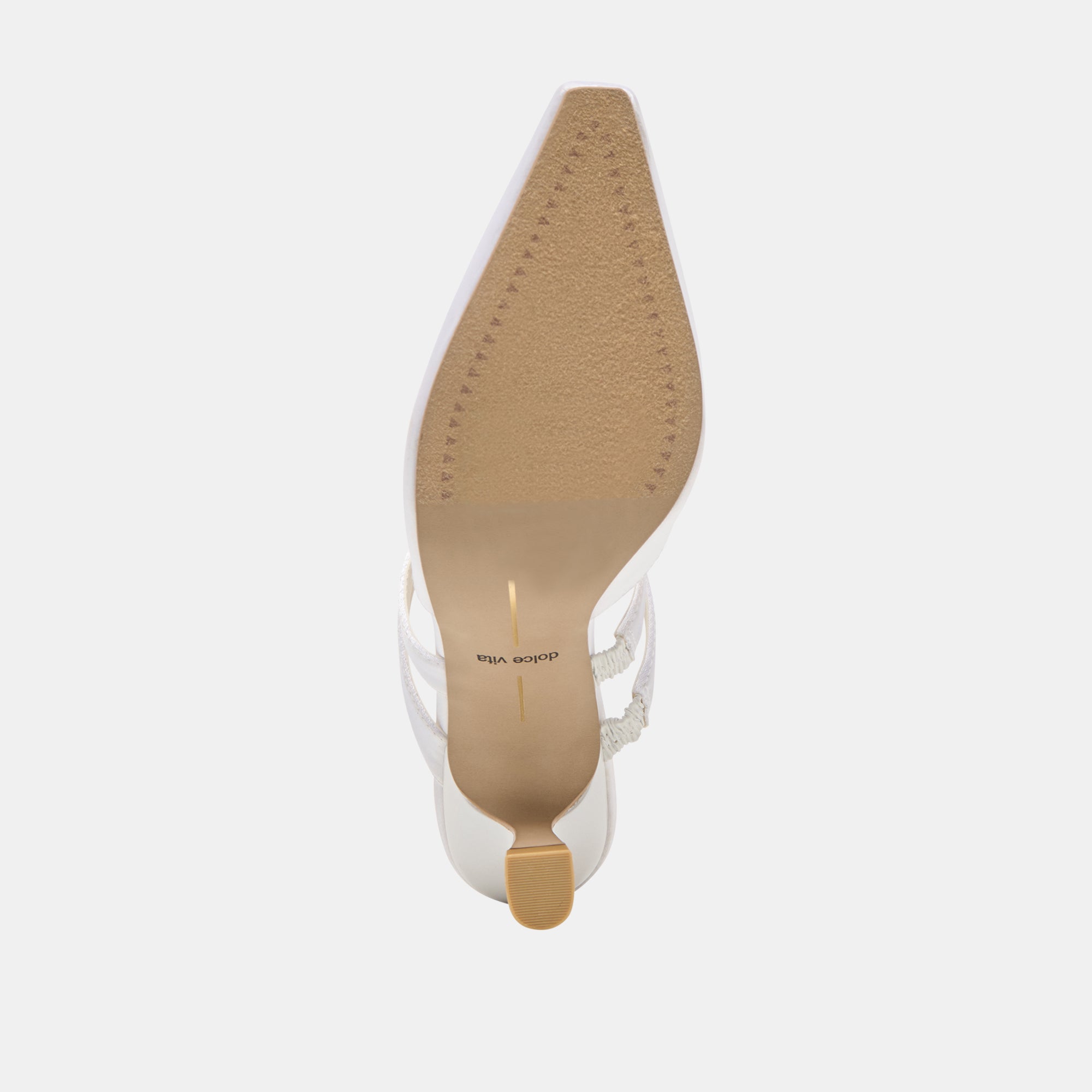 Linore True White Satin Heels | Women Dolce Vita